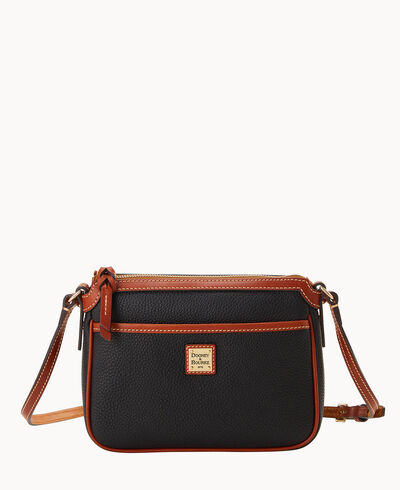 Pebble Grain East West Pocket Crossbody