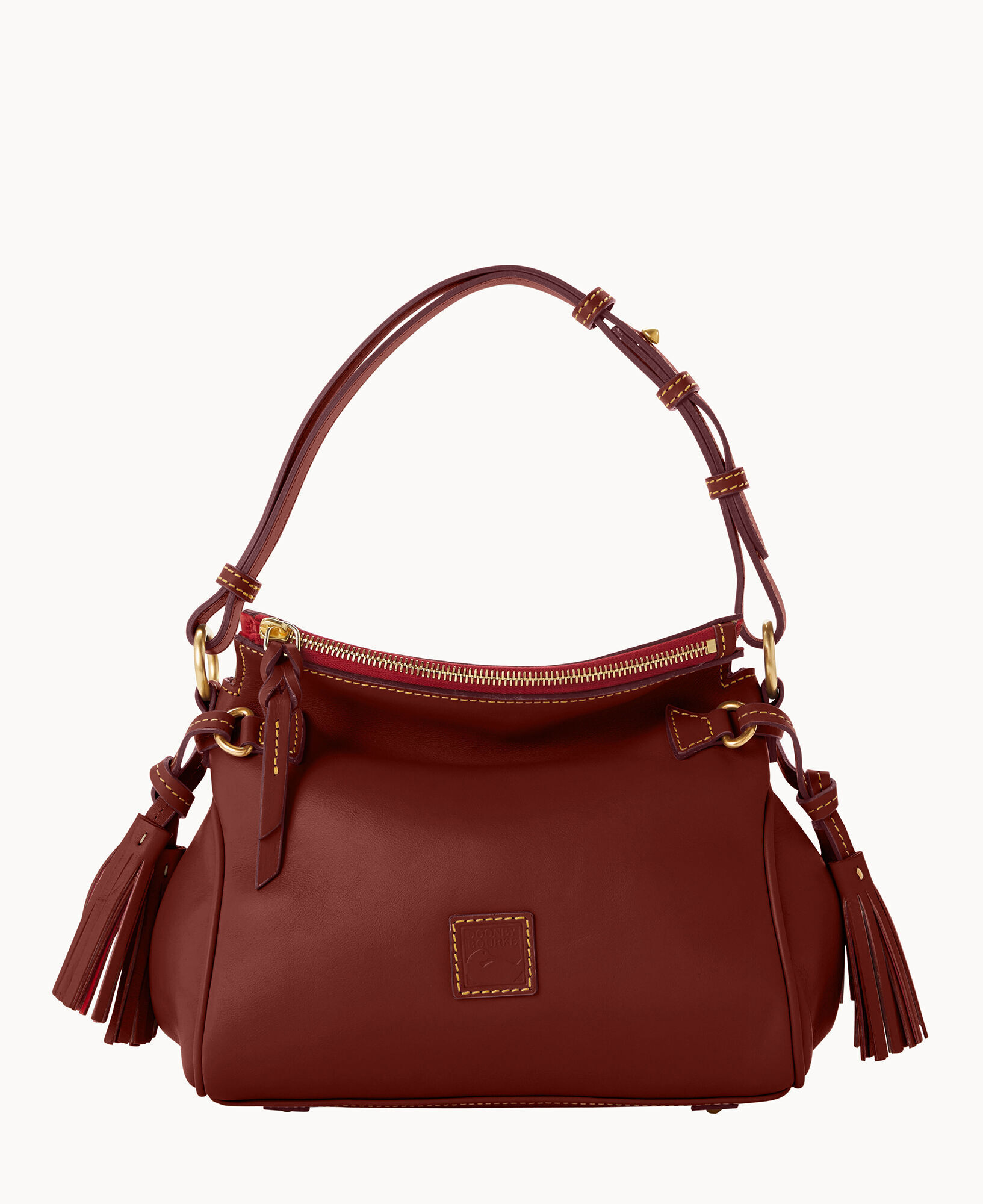Florentine tassel top shoulder bag