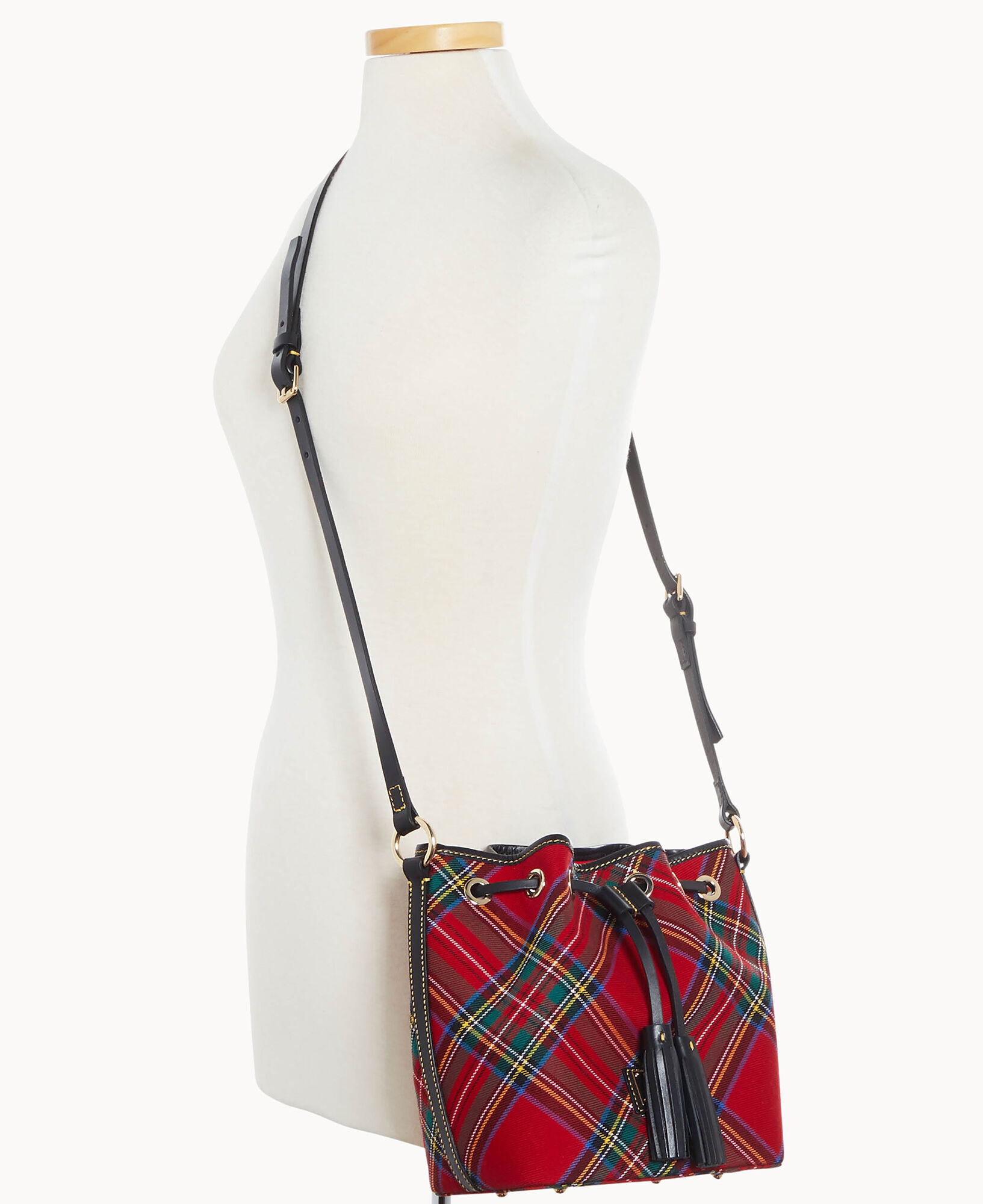 Red plaid dooney and hot sale bourke