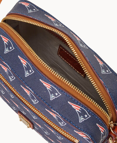 NFL Patriots Camera Zip Crossbody