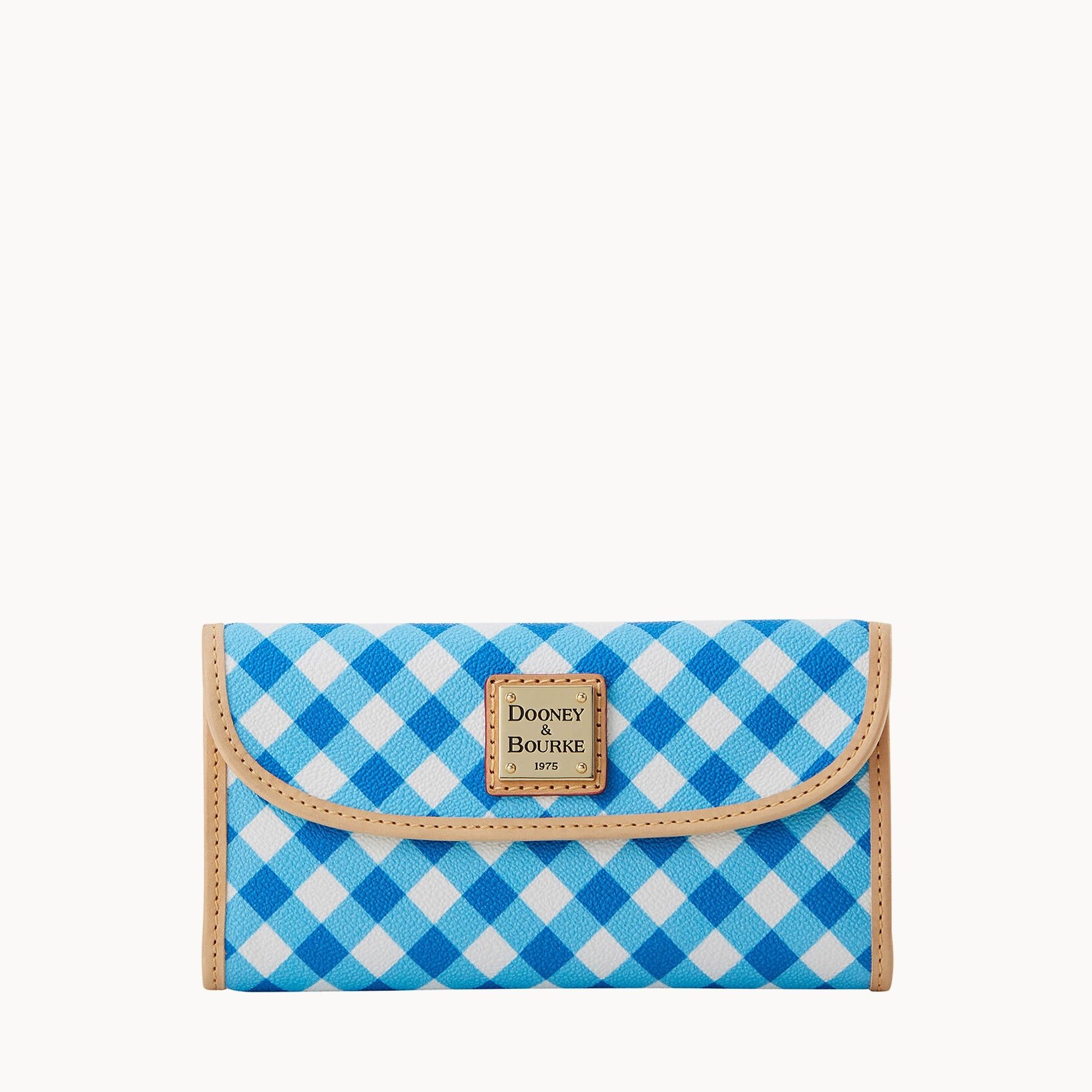 The Gingham Continental Clutch