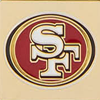 NFL 49ERS Double Zip Wristlet