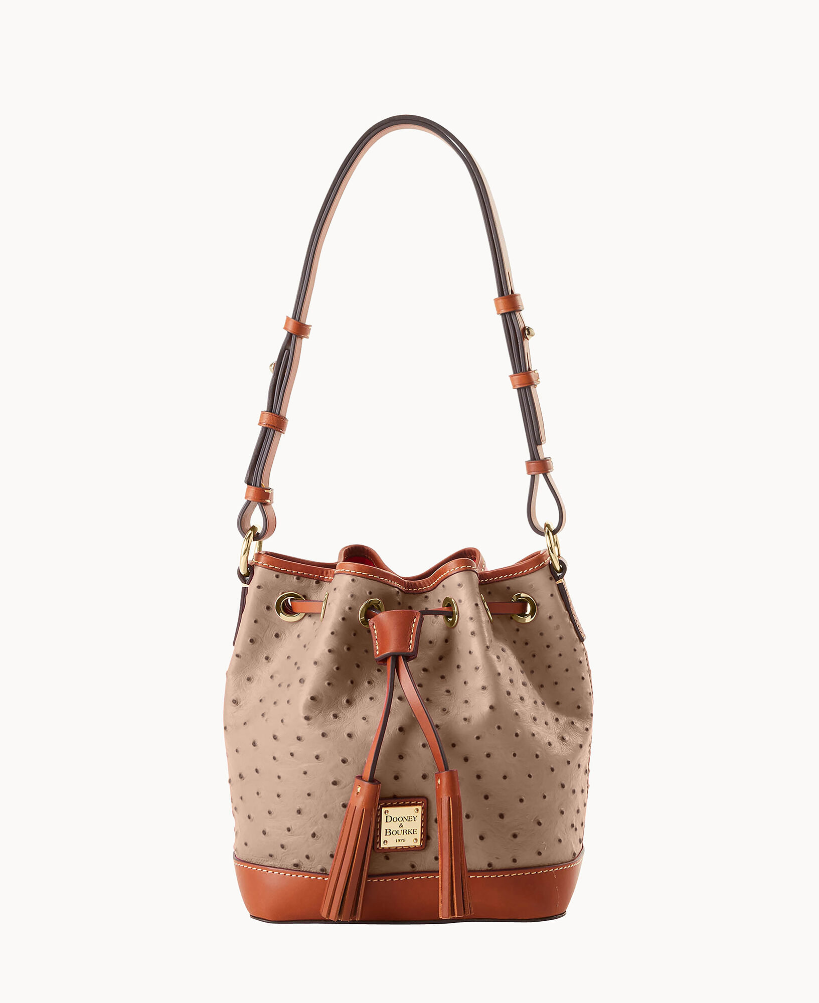 Dooney Bourke Ostrich Small Drawstring