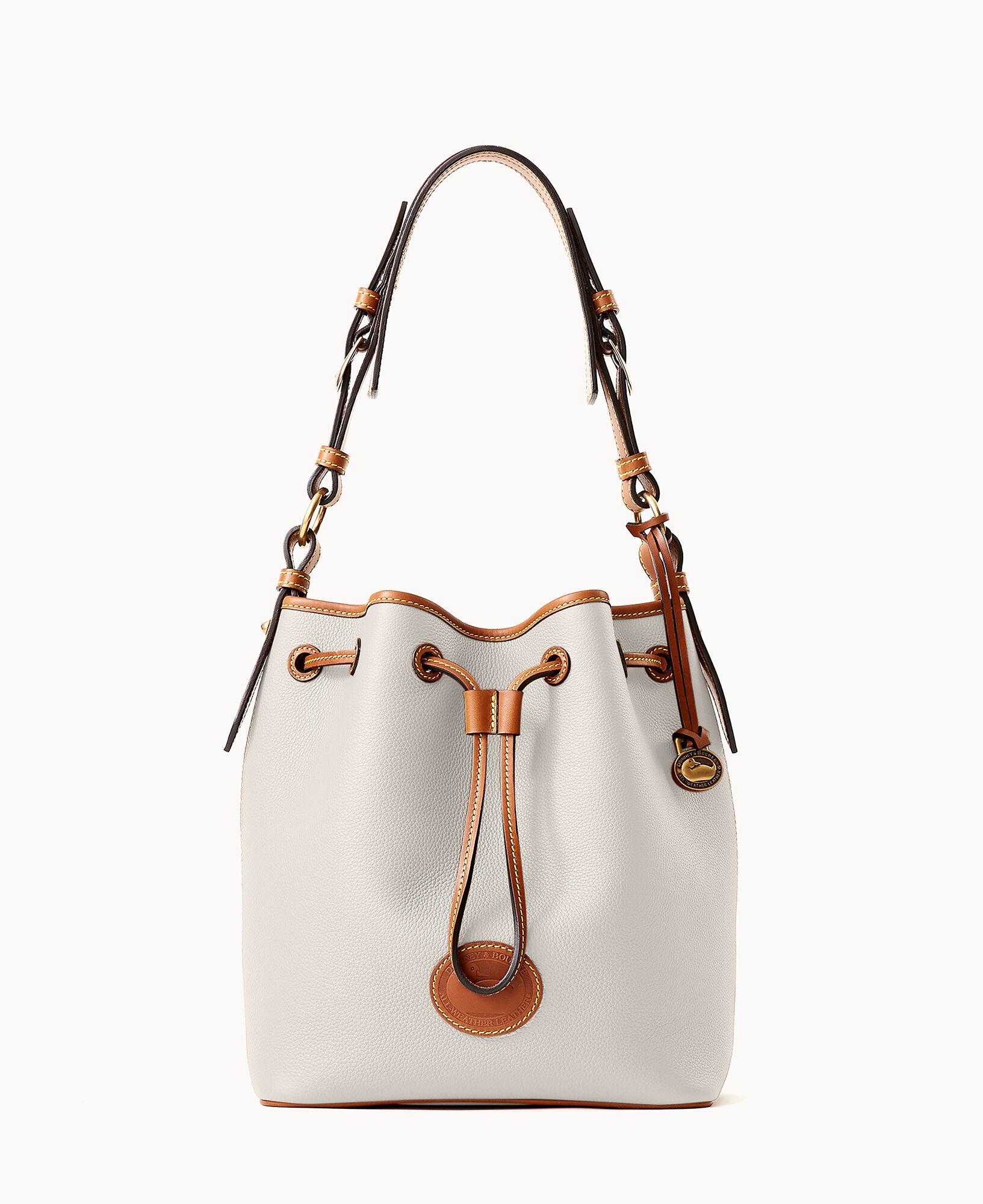 Dooney and Bourke Leather Bucket Drawstring Bag – Mint Market