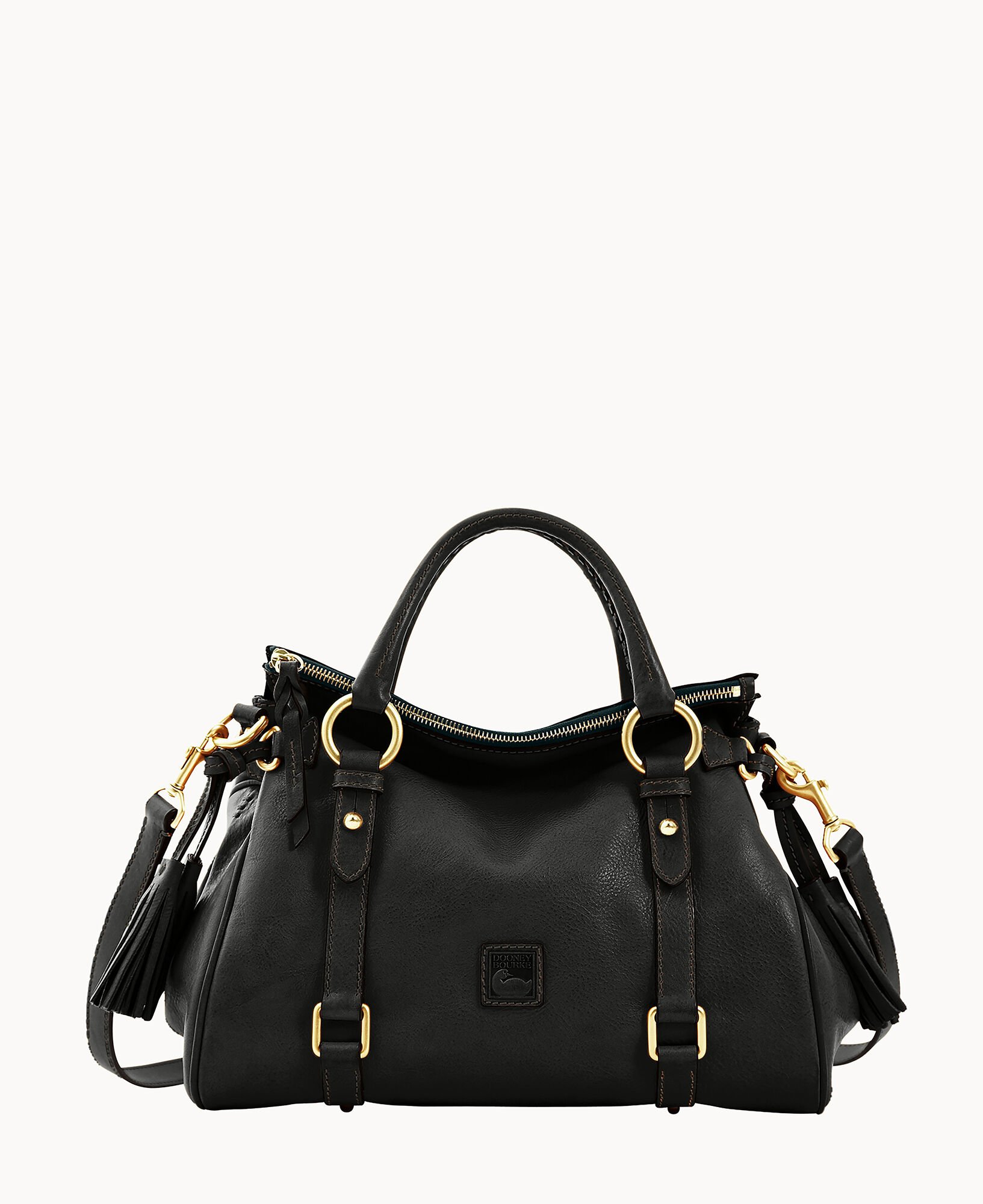 Coach Bags | Black Leather Coach Purse. Strap and Handles. Zipper close. Satin Lined. | Color: Black | Size: Os | Blewis28's Closet