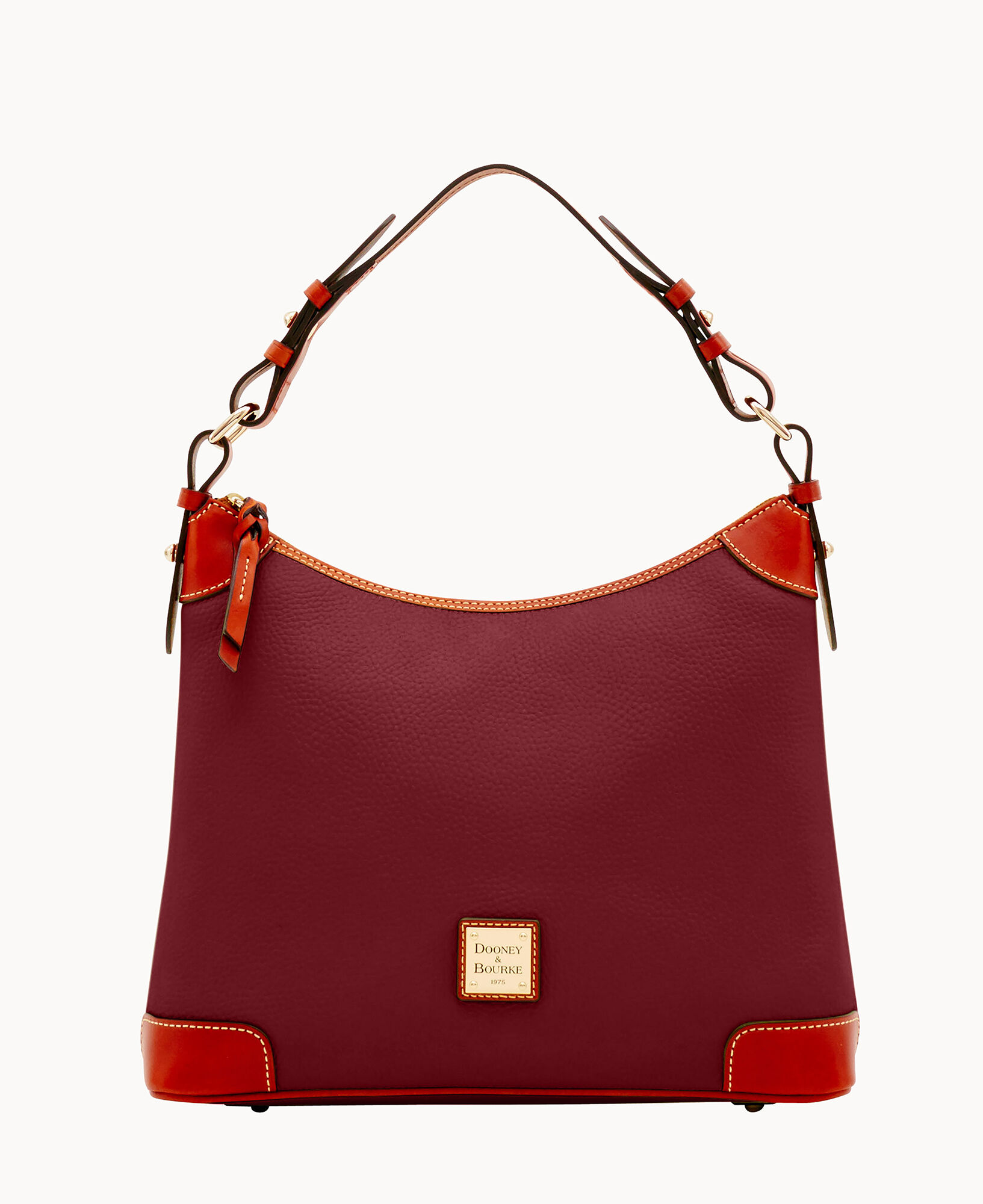 dooney and bourke smooth leather hobo
