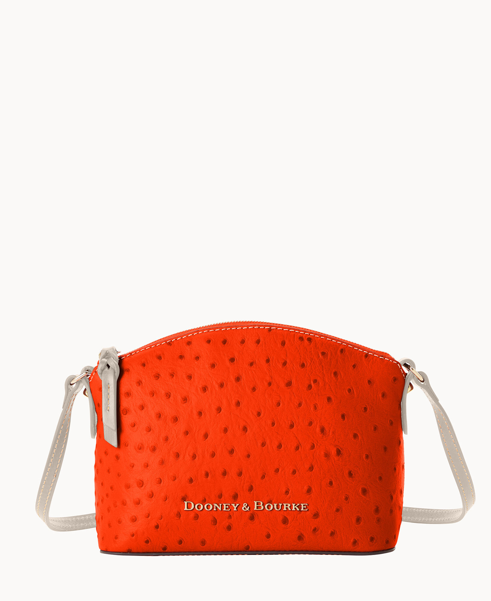 Dooney Bourke Ostrich Ruby Crossbody