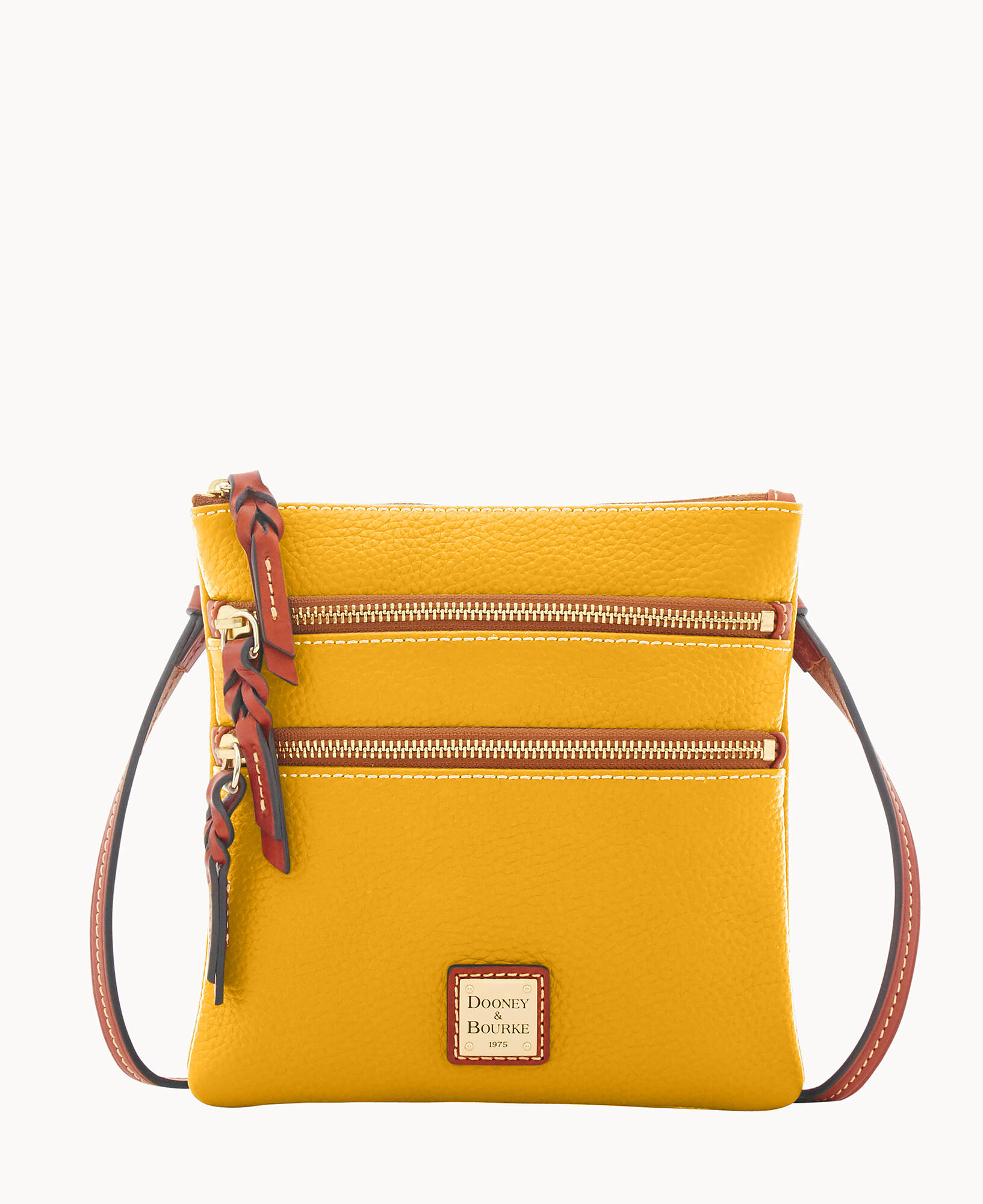 Dooney & Bourke Oregon Ducks Triple Zip Crossbody Bag