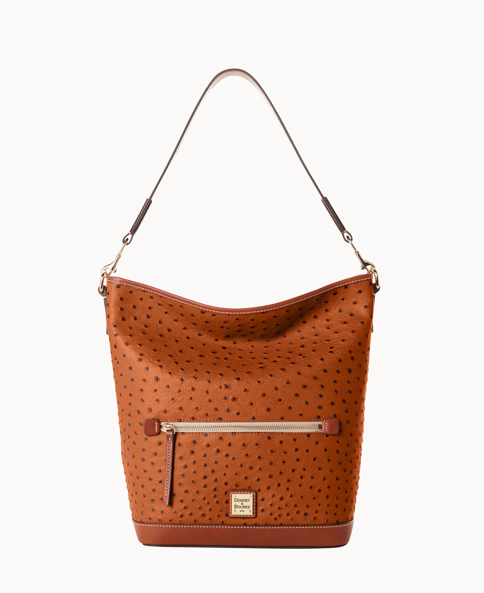 Dooney Bourke Ostrich Collection Leather Tote Bag