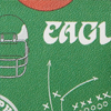 NFL Eagles Large Zip Around Wristlet
