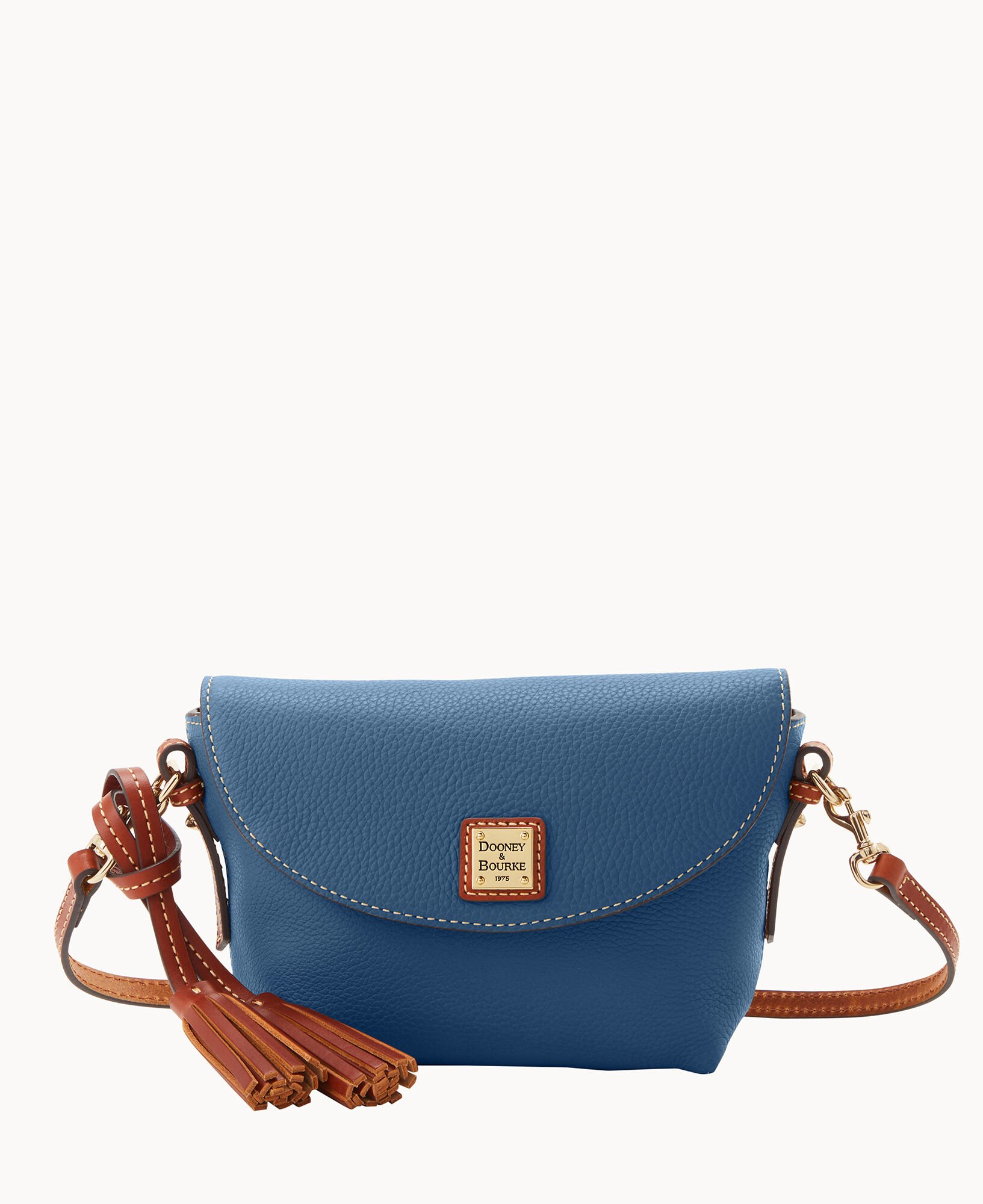 Dooney & Bourke Pebble Grain Crossbody Saddle Bag