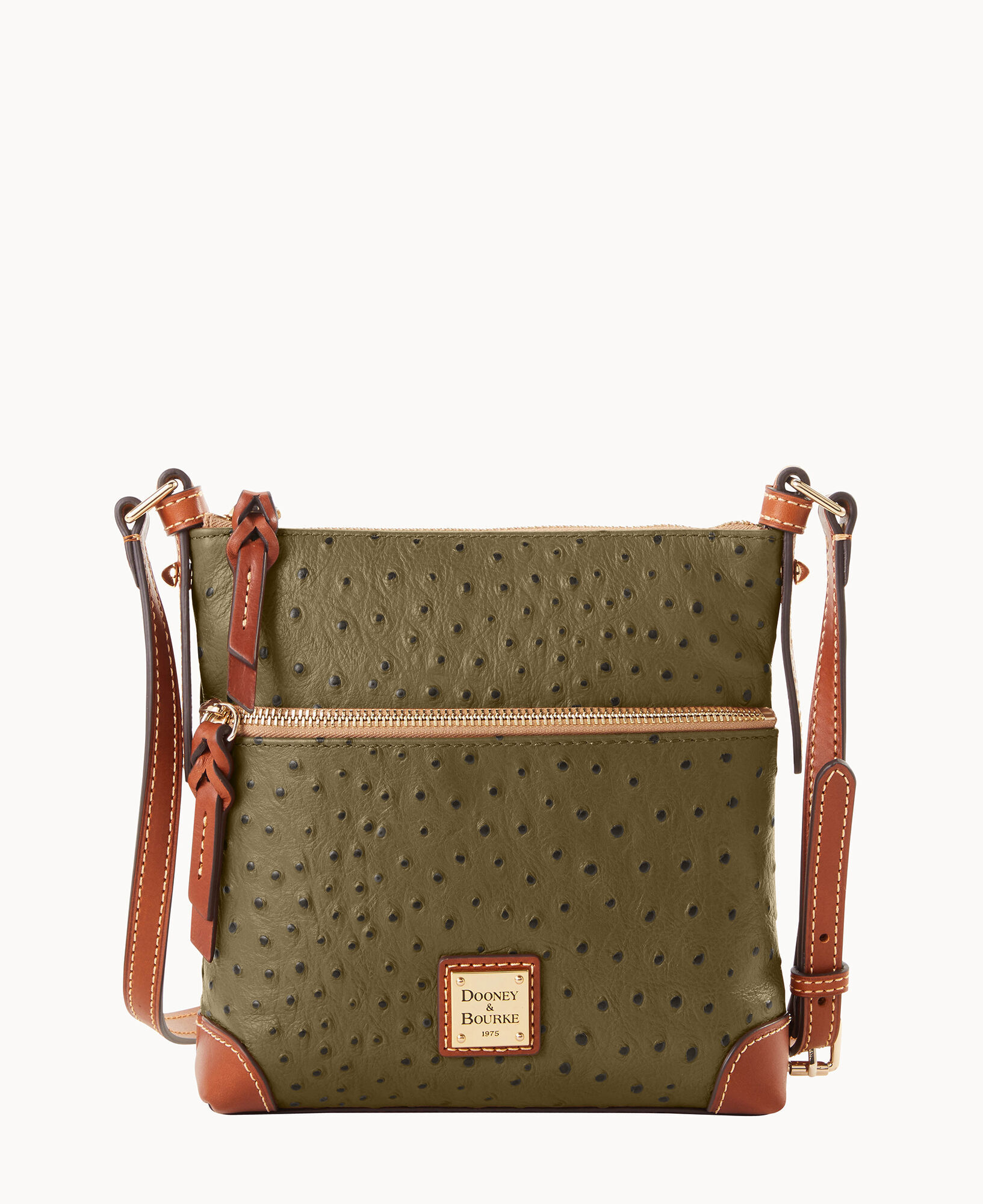 Dooney ostrich top crossbody