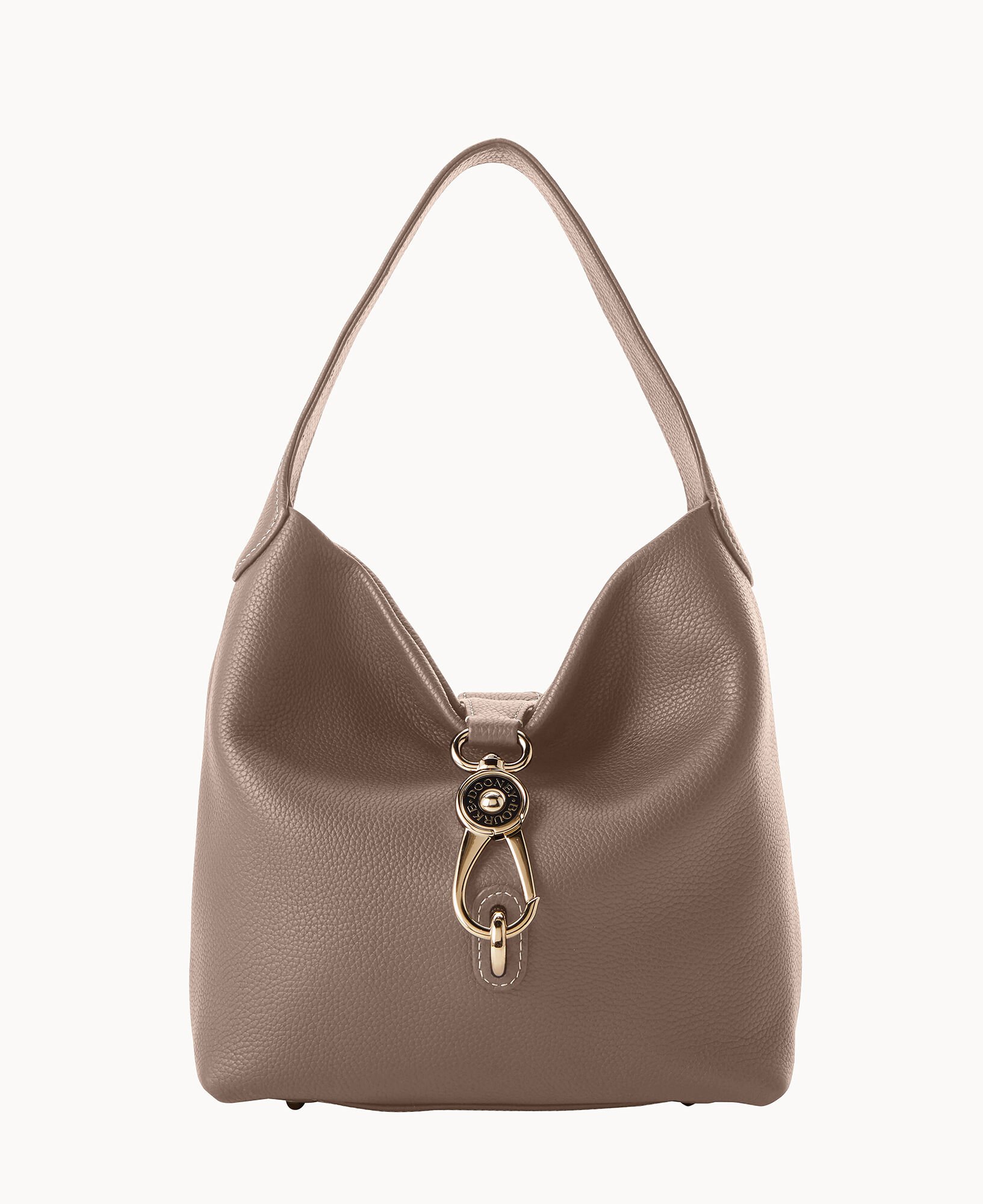 ドゥーニーアンドバーク ショルダーバッグ サッチェル ロゴプレート レザー 赤 Dooney&Bourke ドゥーニーアンドバーク ショルダーバッグ レザー