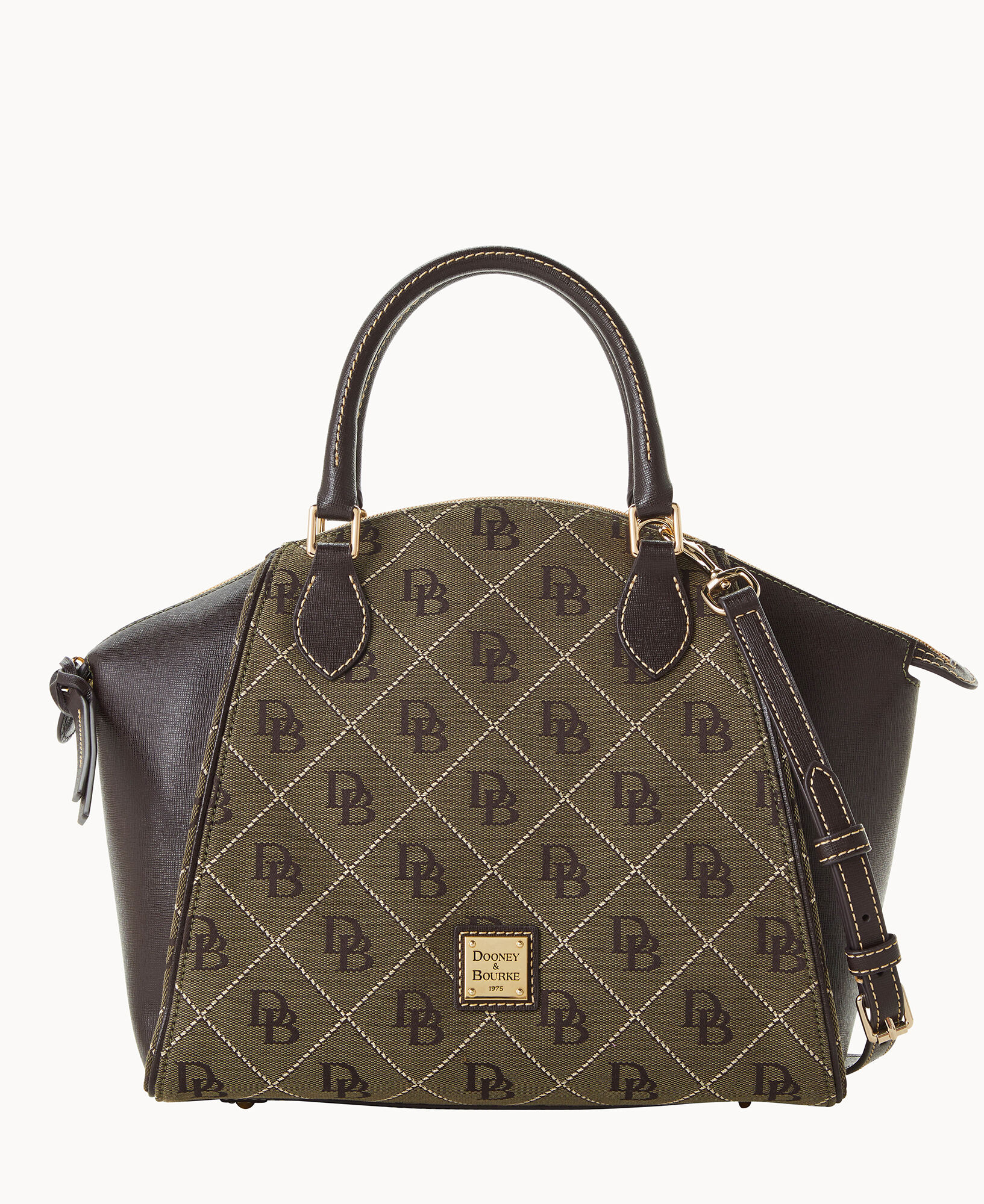 Dooney & bourke sydney saffiano leather satchel deals