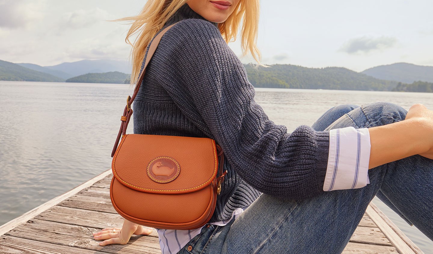 Brown Leather Crossbody Bag