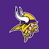NFL Vikings Suki Crossbody Med Wristlet