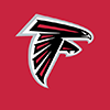 NFL Falcons Continental Clutch
