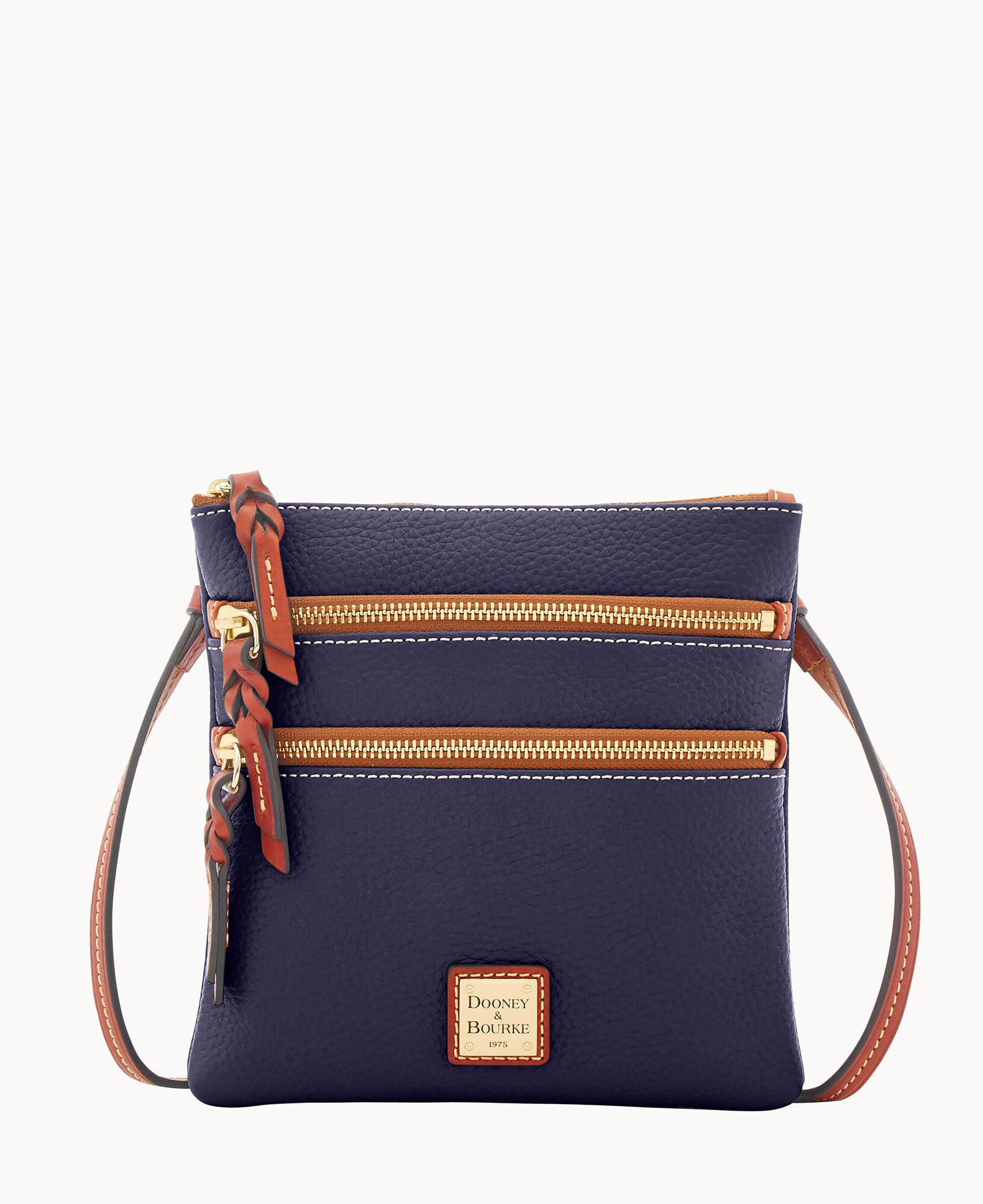 Dooney & Bourke Pebble Grain Zip Crossbody Shoulder Bag