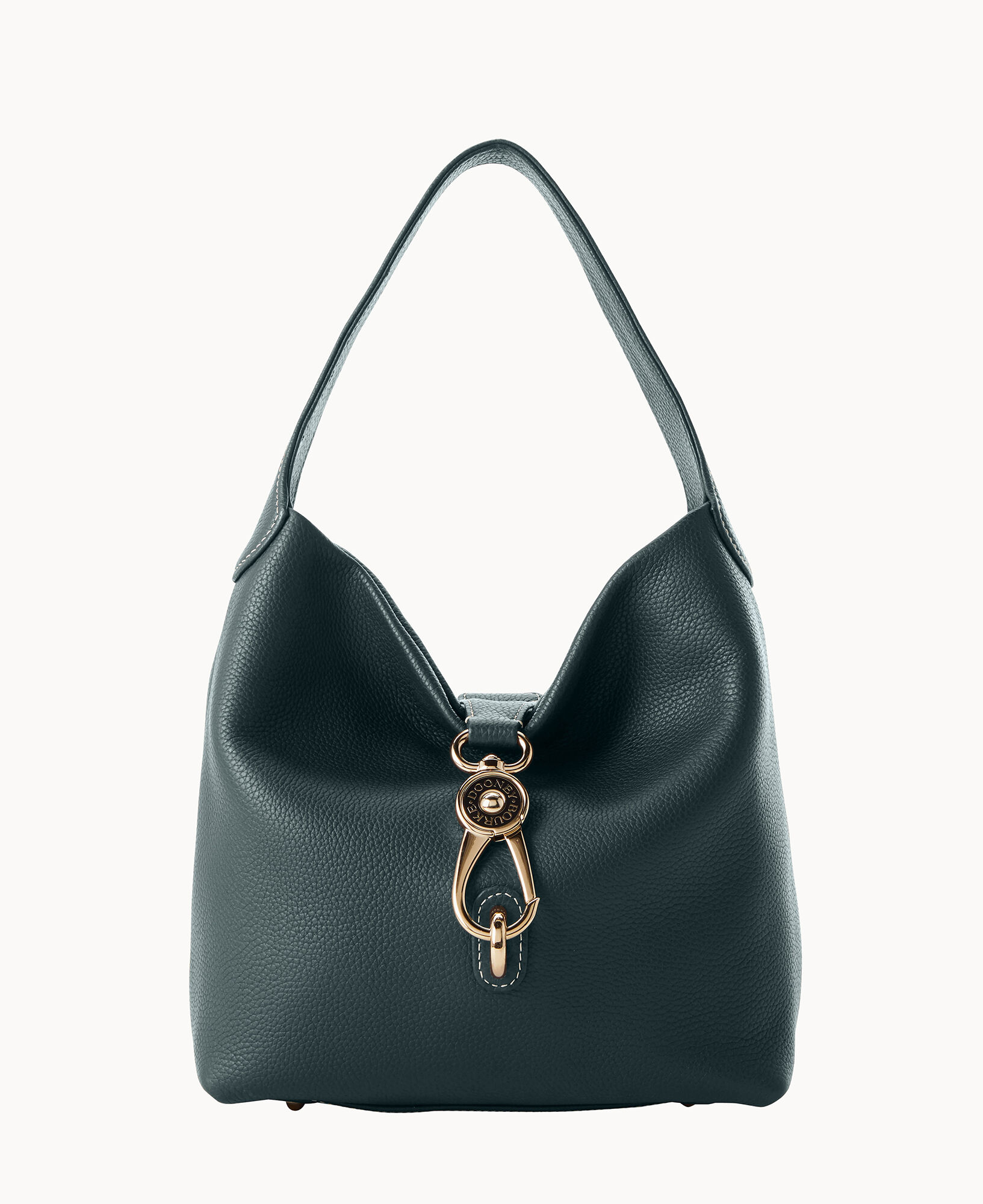 Dooney & Bourke Pebble Grain Small Logo Lock Sac