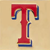 MLB Rangers Double Zip Wristlet