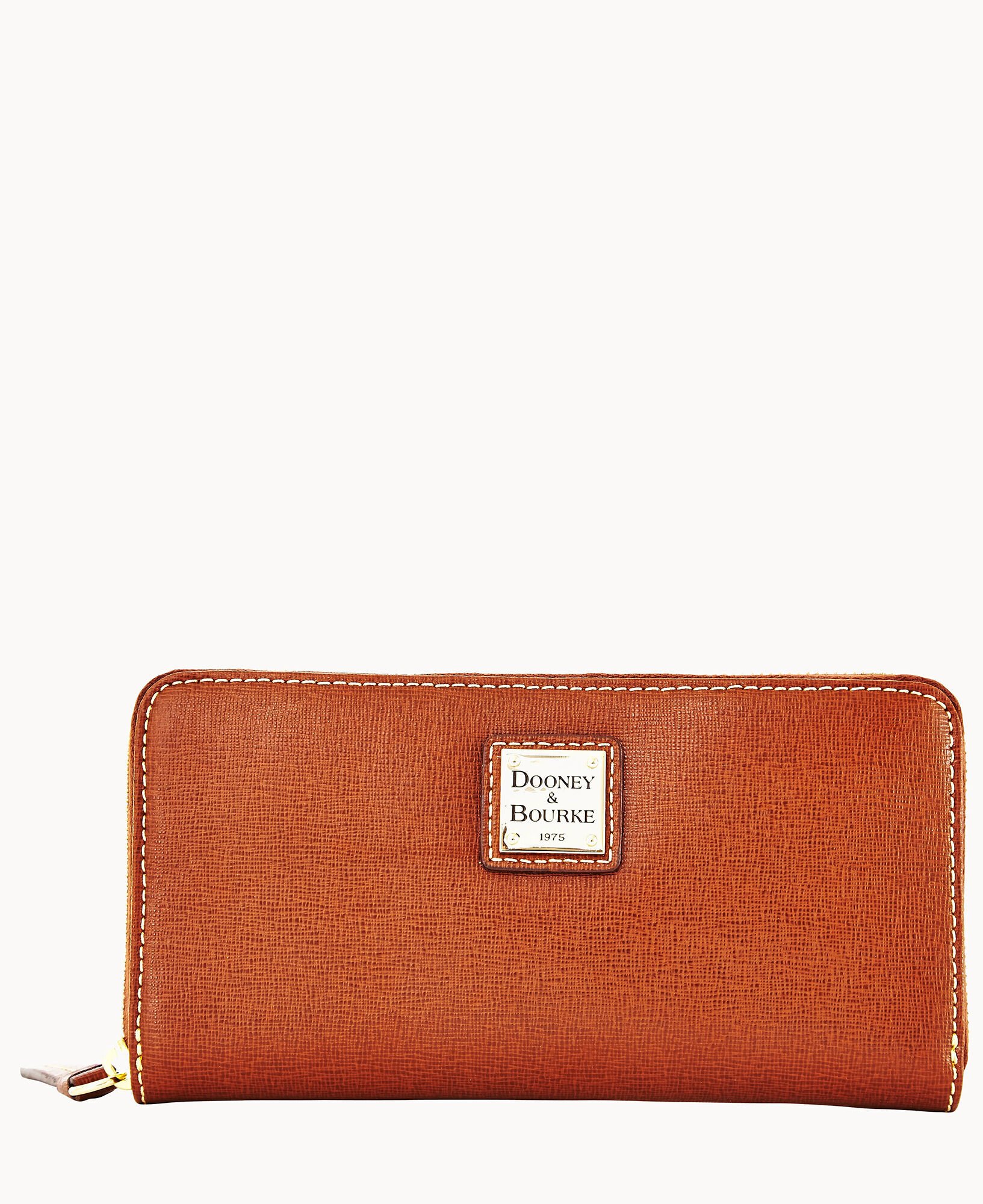 Dooney & Bourke, Bags, Dooney Bourke Saffiano Zip Crossbody Ecru