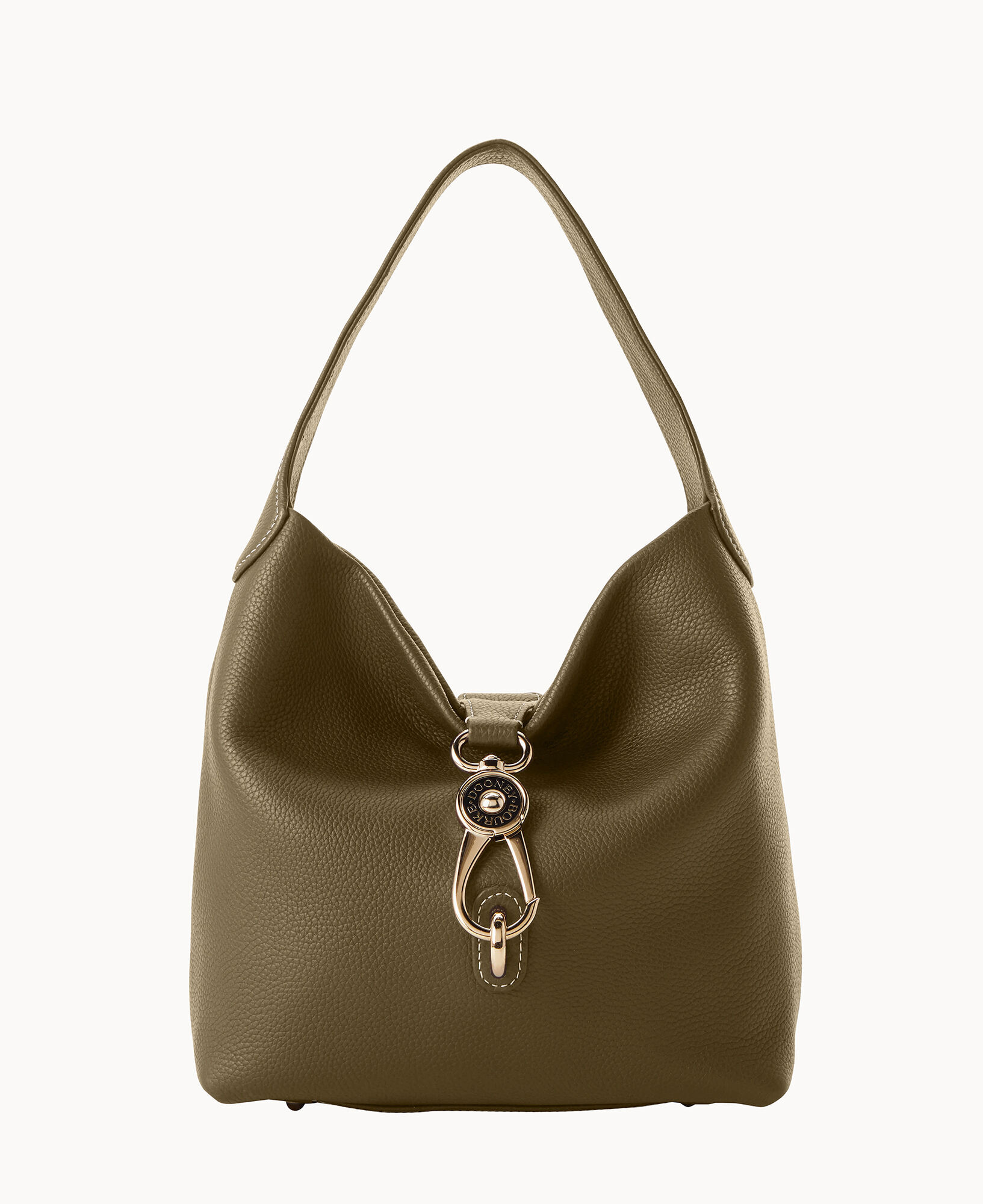 Dooney & Bourke Pebble Grain Small Logo Lock Sac