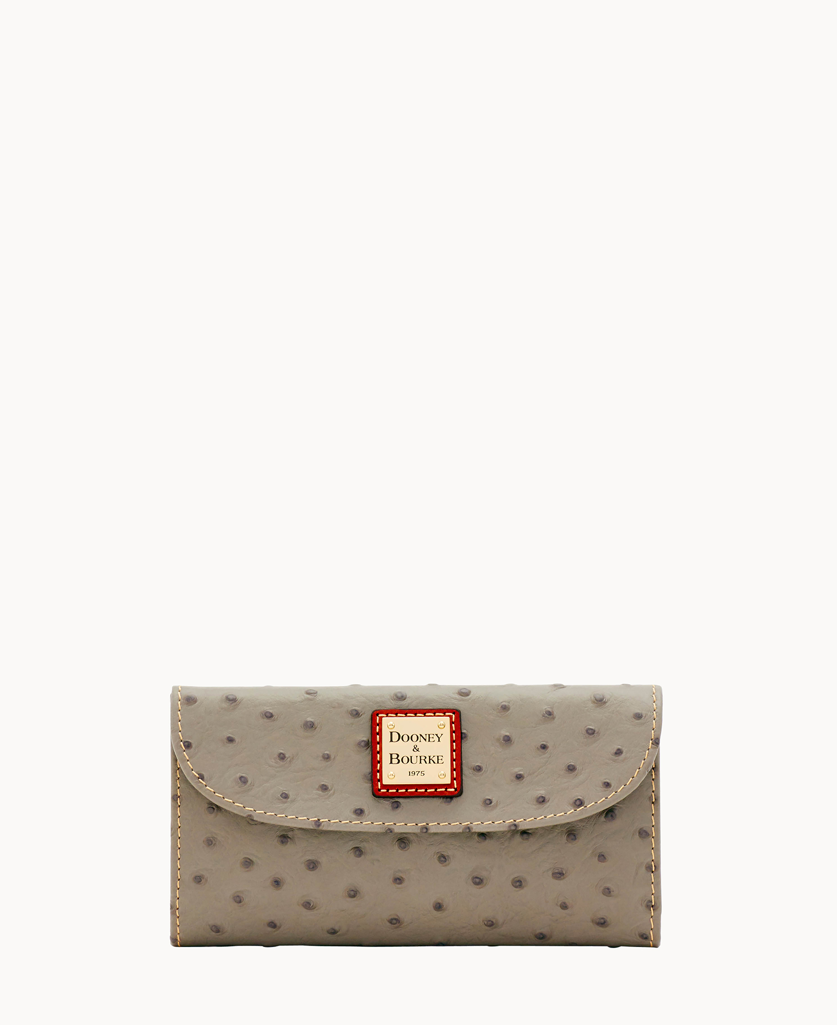 Dooney Bourke Ostrich Continental Clutch