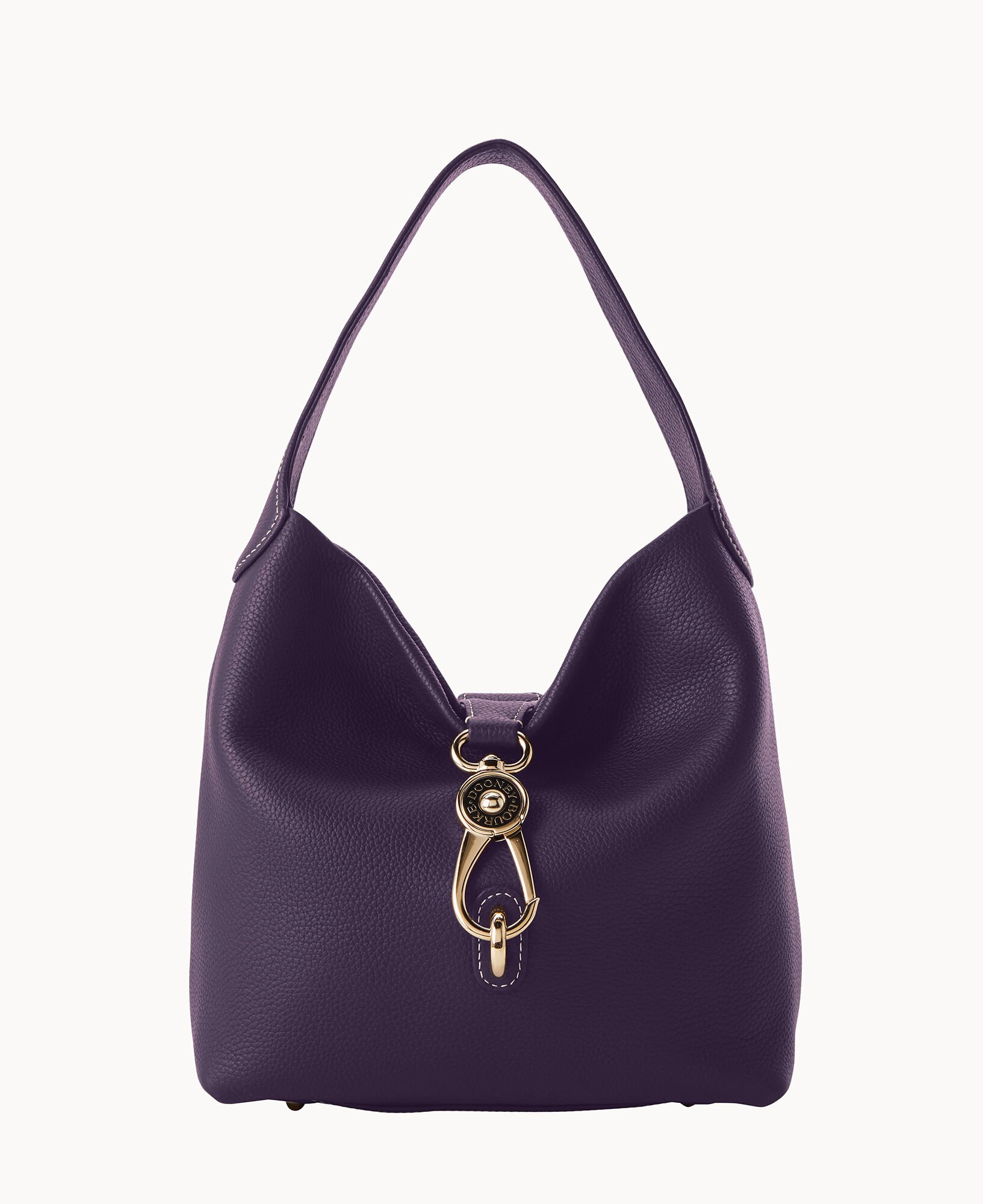 Dooney & Bourke Pebble Grain Small Logo Lock Sac