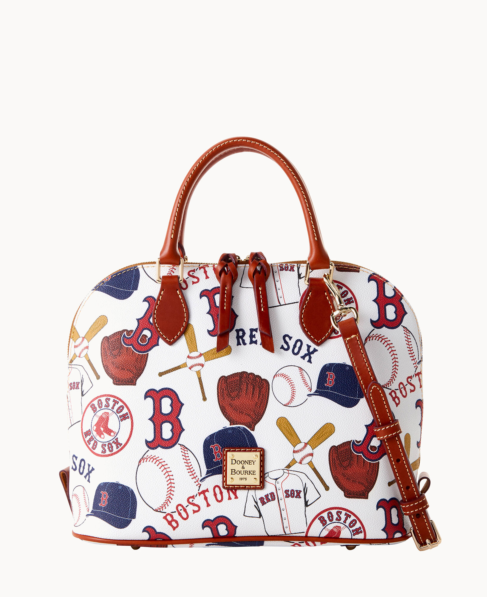 Dooney and bourke red online sox purse