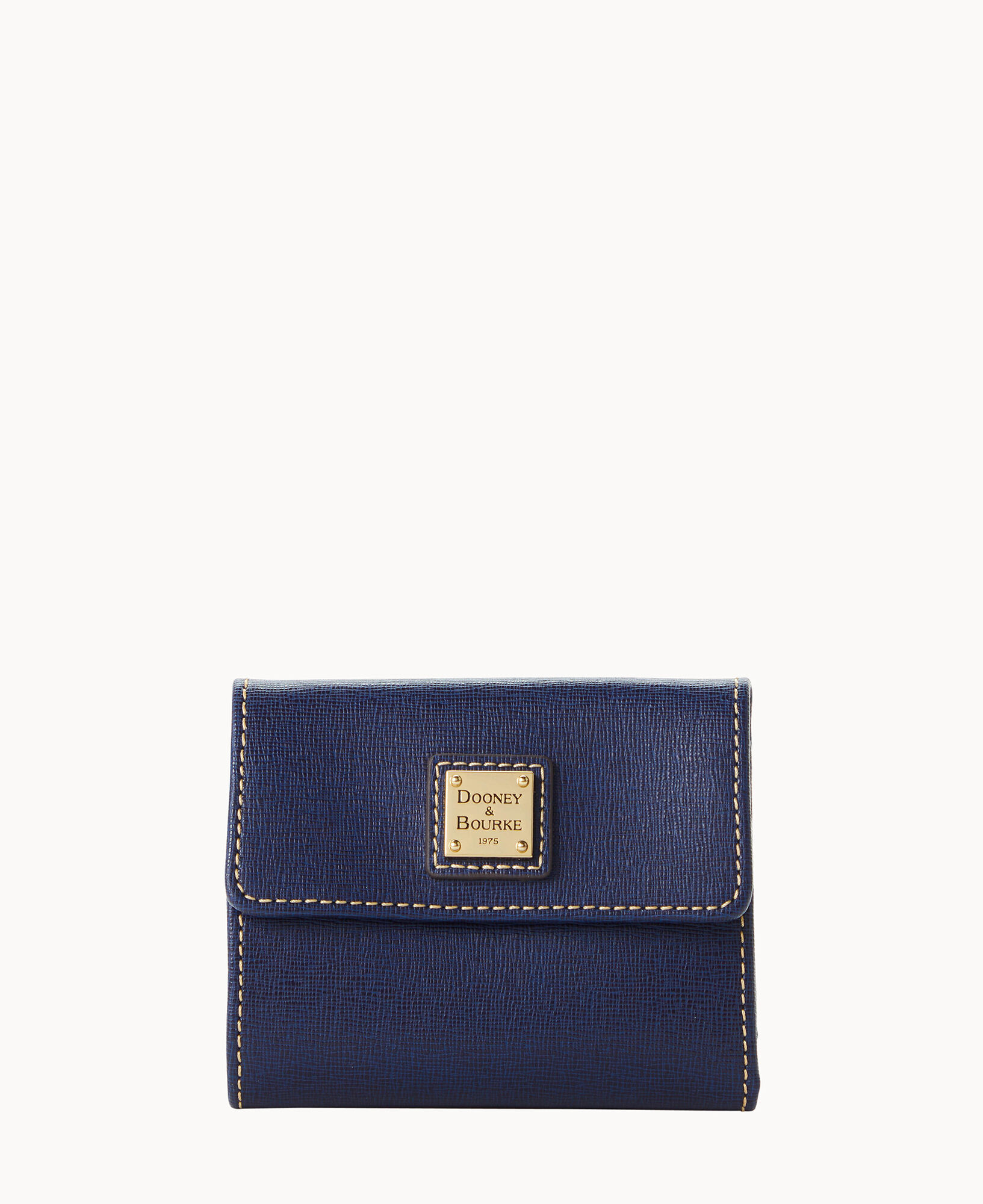  Dooney & Bourke Wallet, Saffiano Small Flap Credit Card Wallet  - Amber : Clothing, Shoes & Jewelry