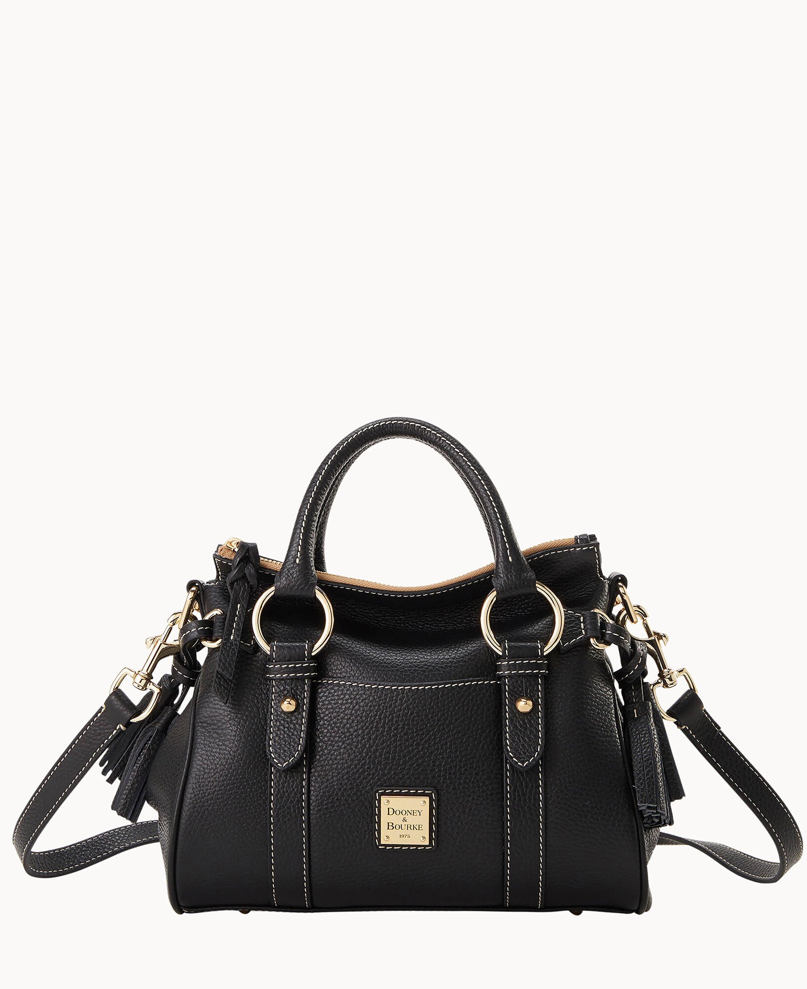 Dooney Bourke Lucca Leather Satchel With Pocket