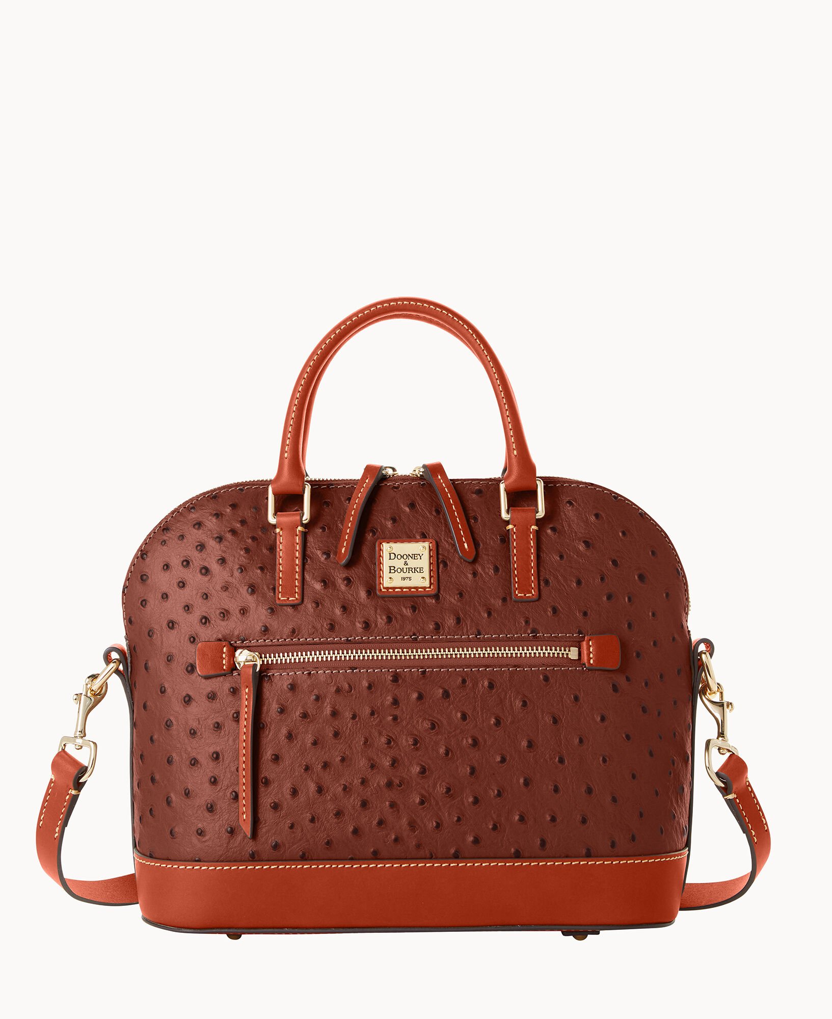 Dooney and bourke cheap ostrich domed satchel