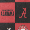 Collegiate University of Alabama Stadium Wristlet