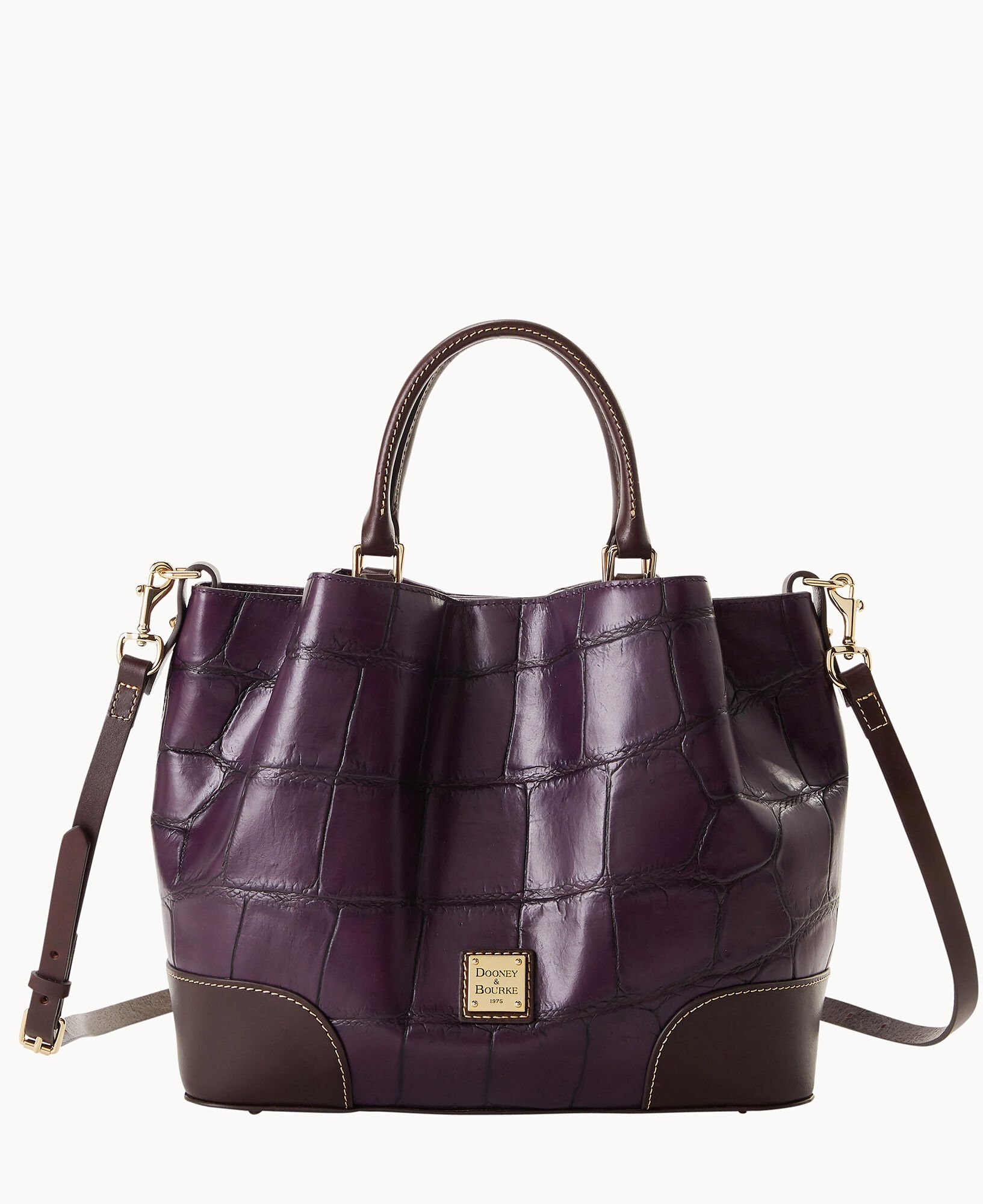 Dooney Bourke Women s Denison Leather Brenna Bag in Espresso