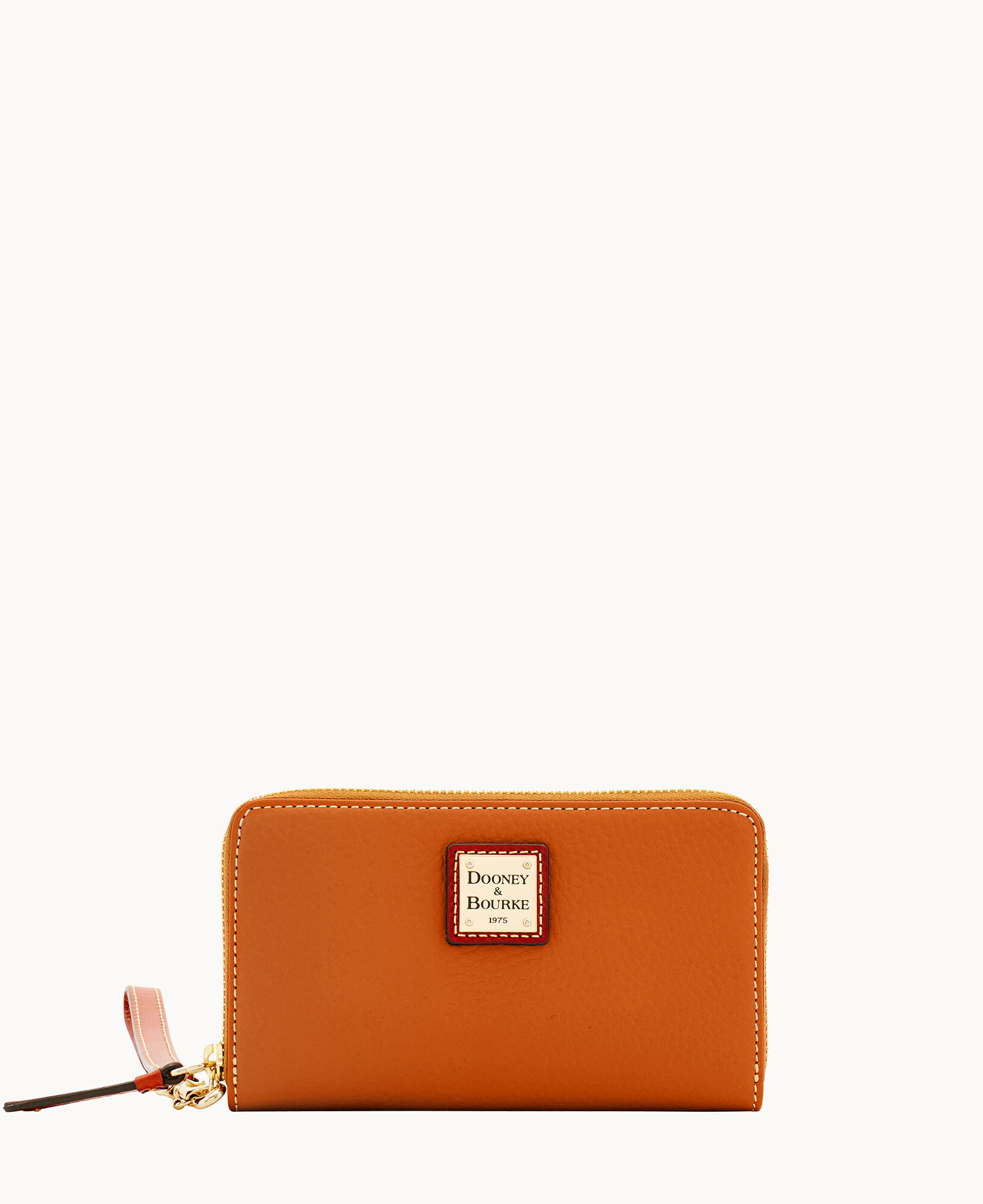 Dooney & bourke pebble sales grain large zip around wristlet