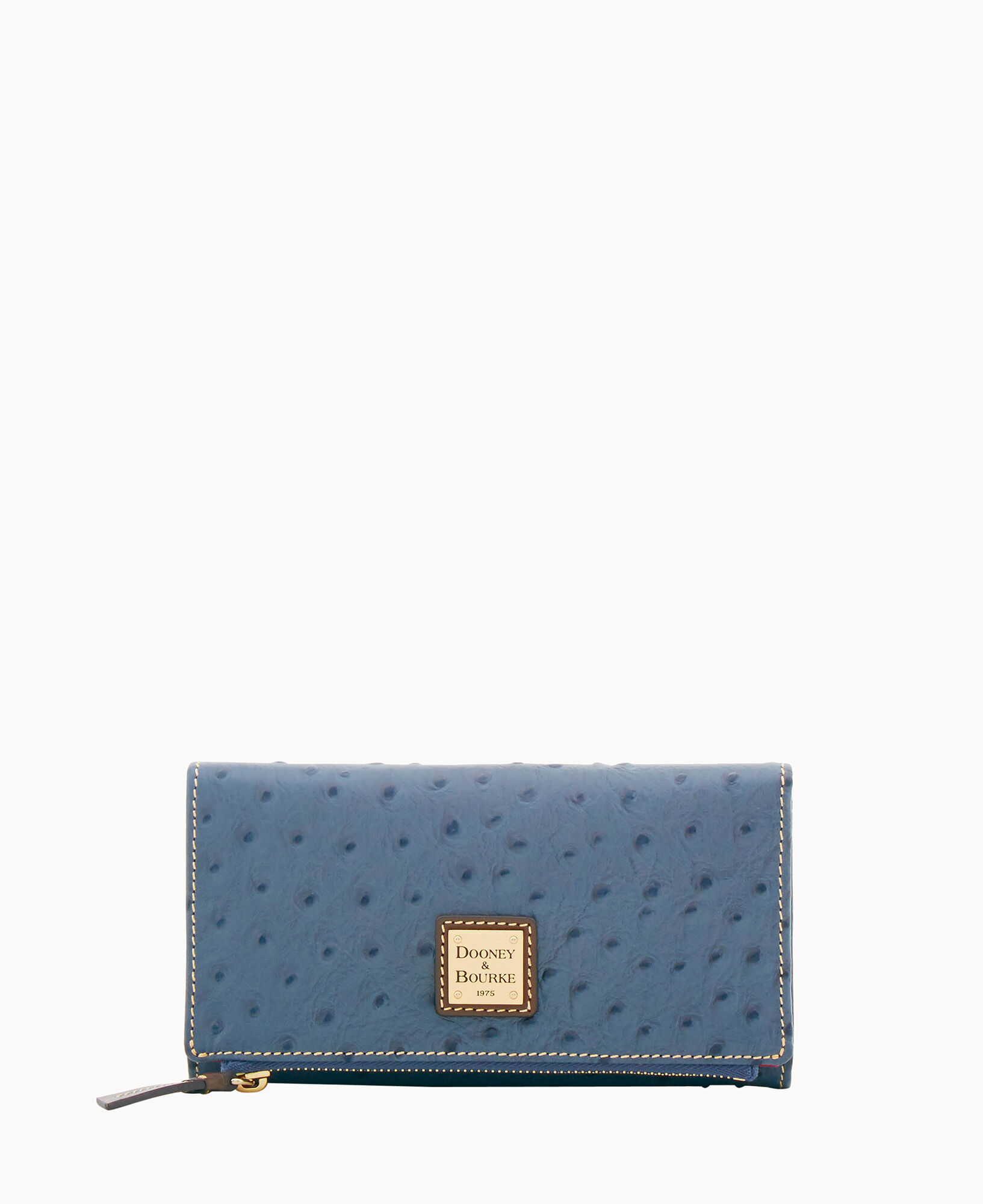 Dooney Bourke Ostrich Foldover Wallet