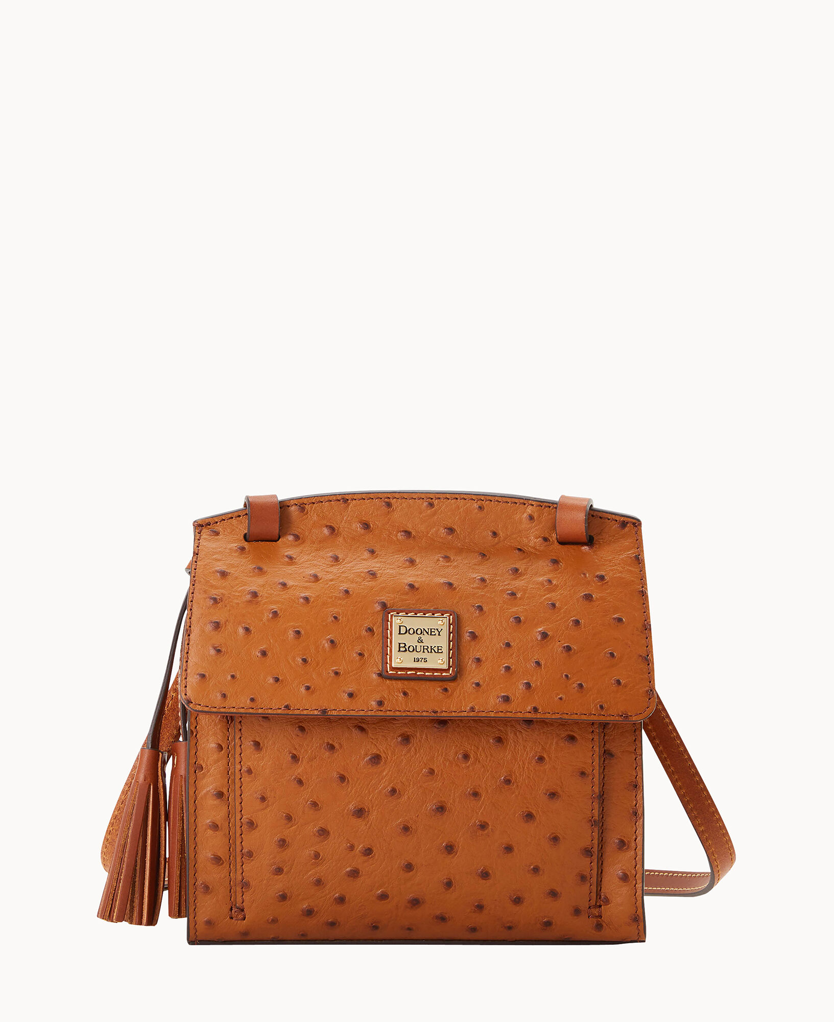 Dooney ostrich top crossbody