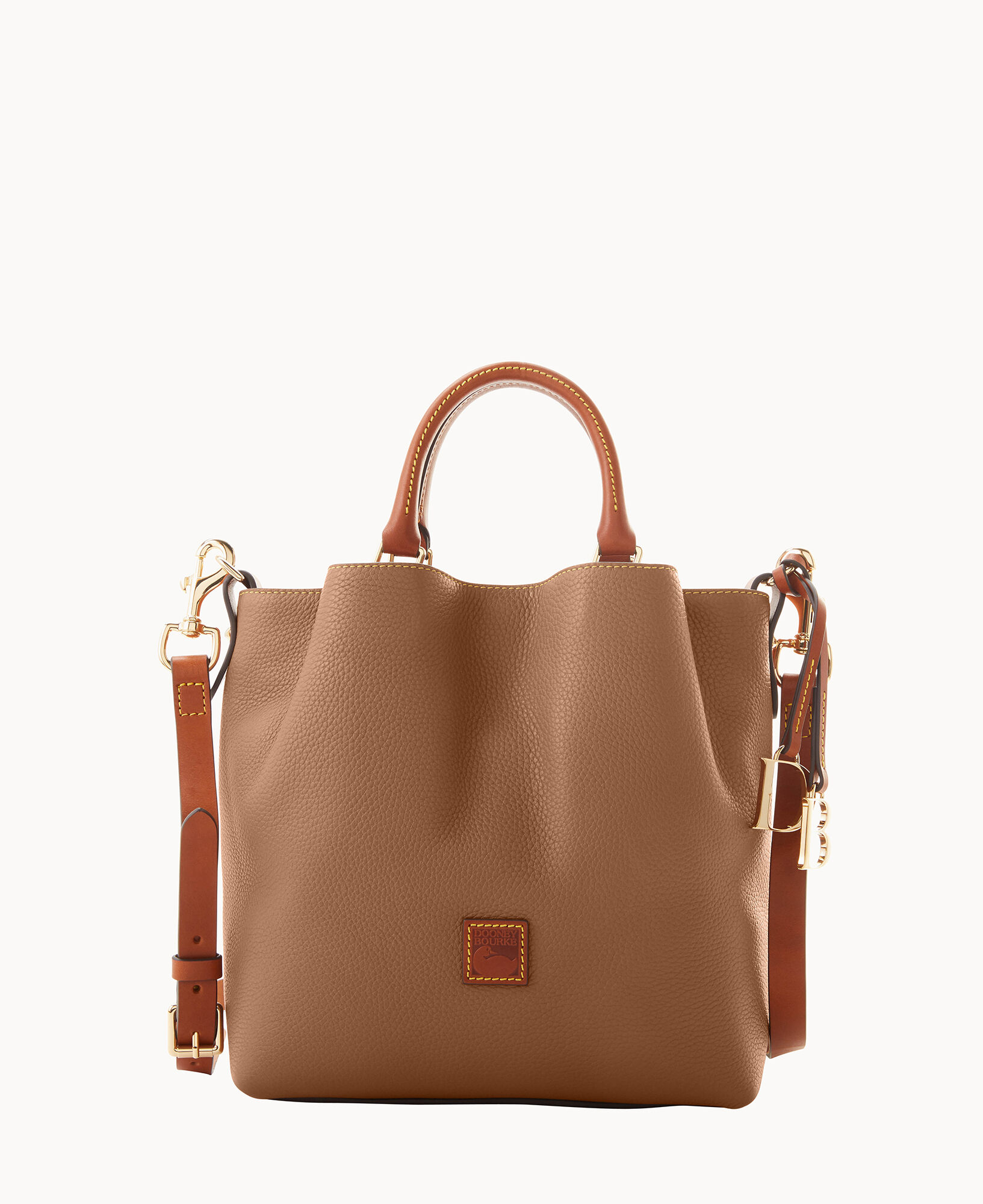 Small barlow embossed leather tote deals