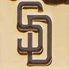 MLB Padres Double Zip Wristlet