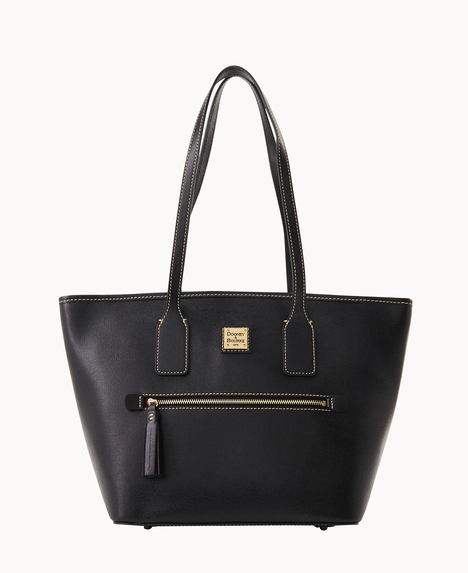 Dooney & Bourke Saffiano Small Tote Handbags Black : One Size