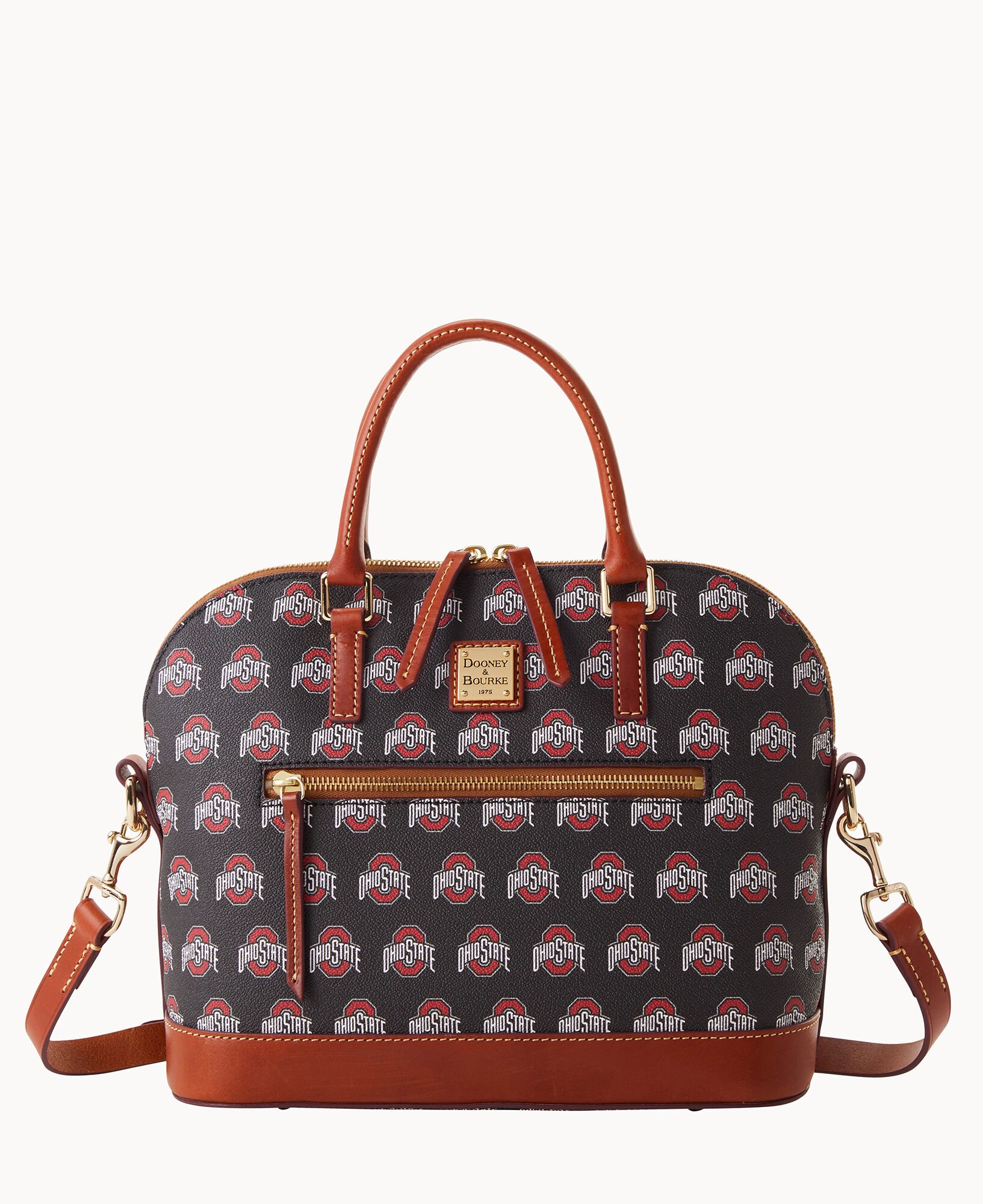 Dooney Bourke Collegiate Ohio State University Domed Zip Satchel