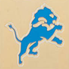 NFL Lions Large Slim Wristlet