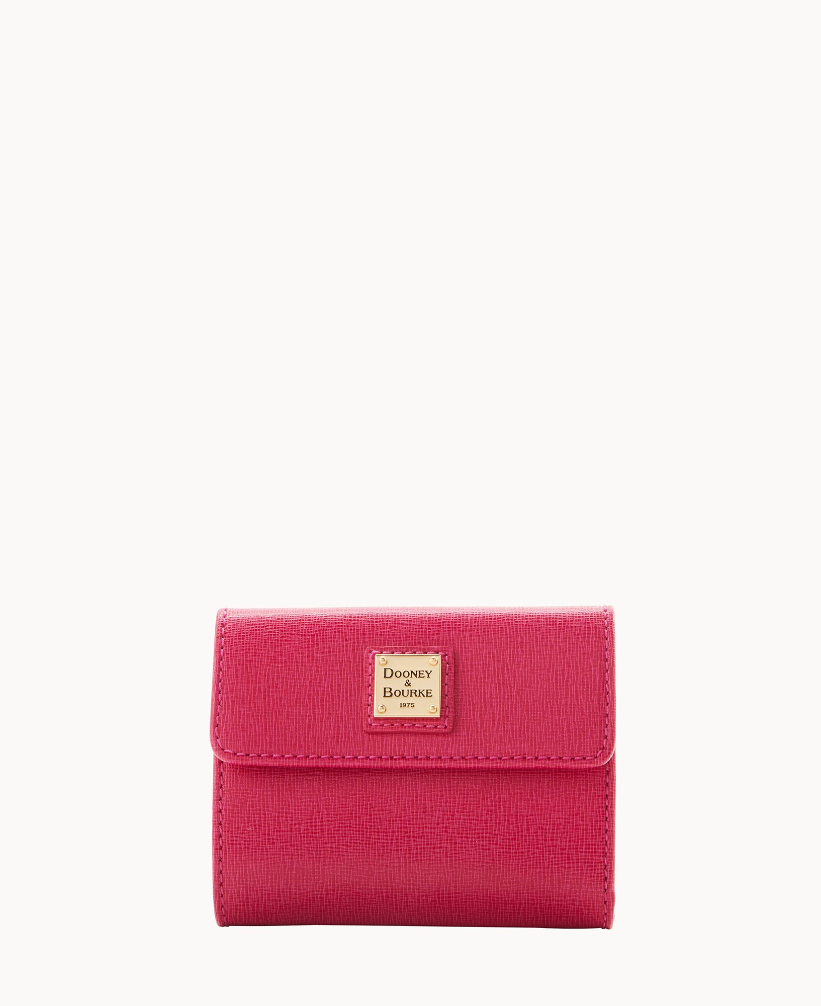 Dooney Bourke Saffiano Small Flap Credit Card Wallet