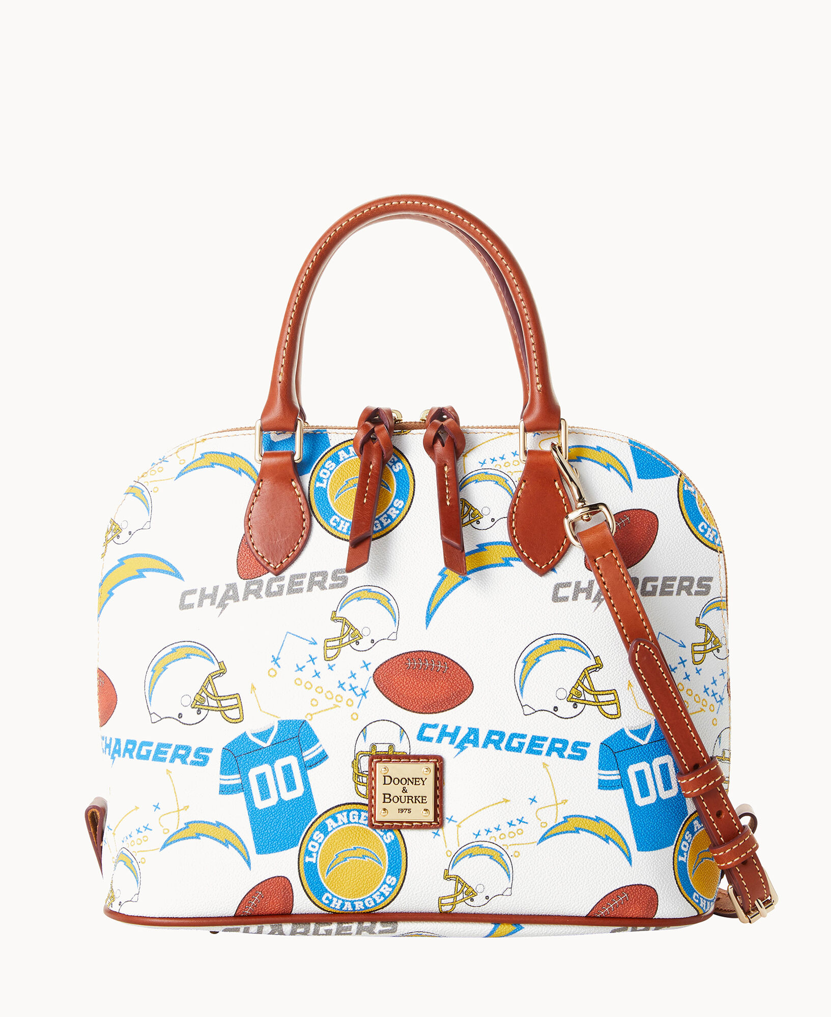 Dooney Bourke NFL Chargers Zip Zip Satchel