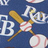 MLB Rays Large Zip Around Wristlet