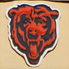 NFL Bears Large Slim Wristlet
