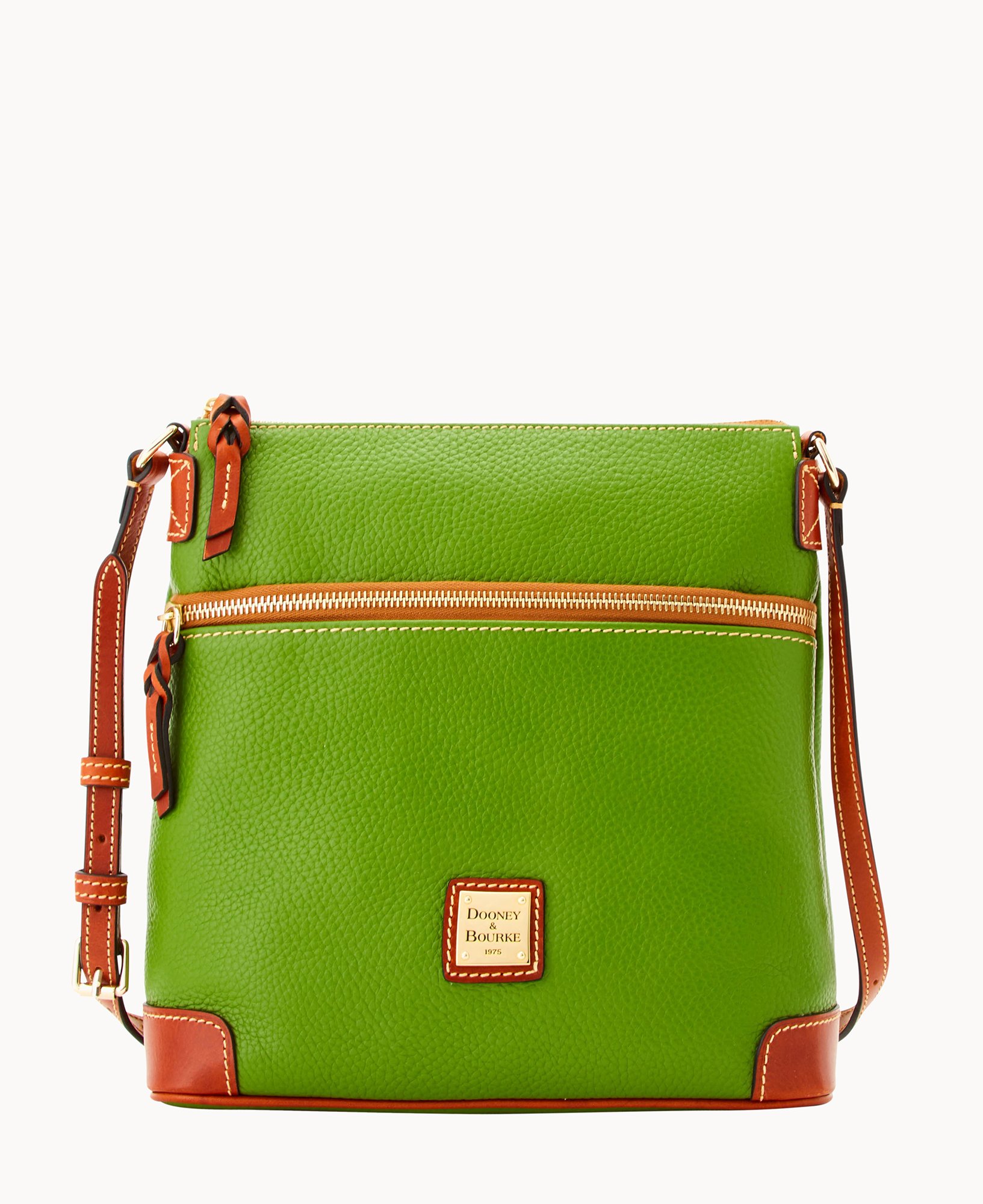 Dooney & Bourke - Pebble Leather Camera Crossbody Bag Purse Green