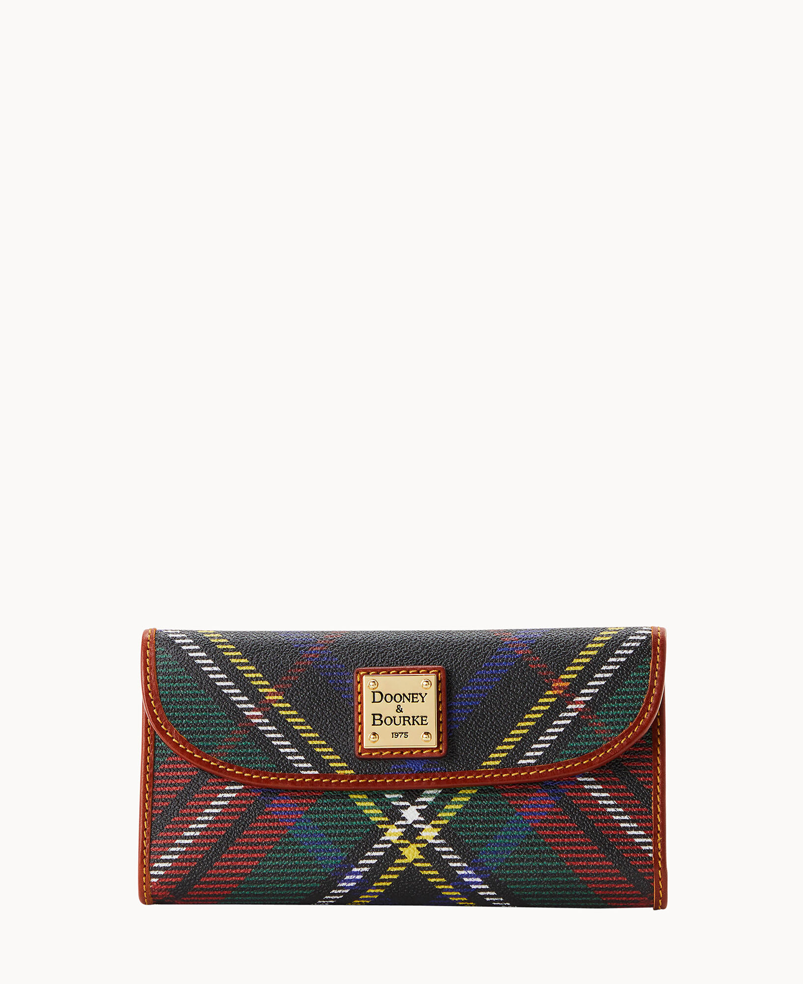 Dooney and bourke top plaid wallet