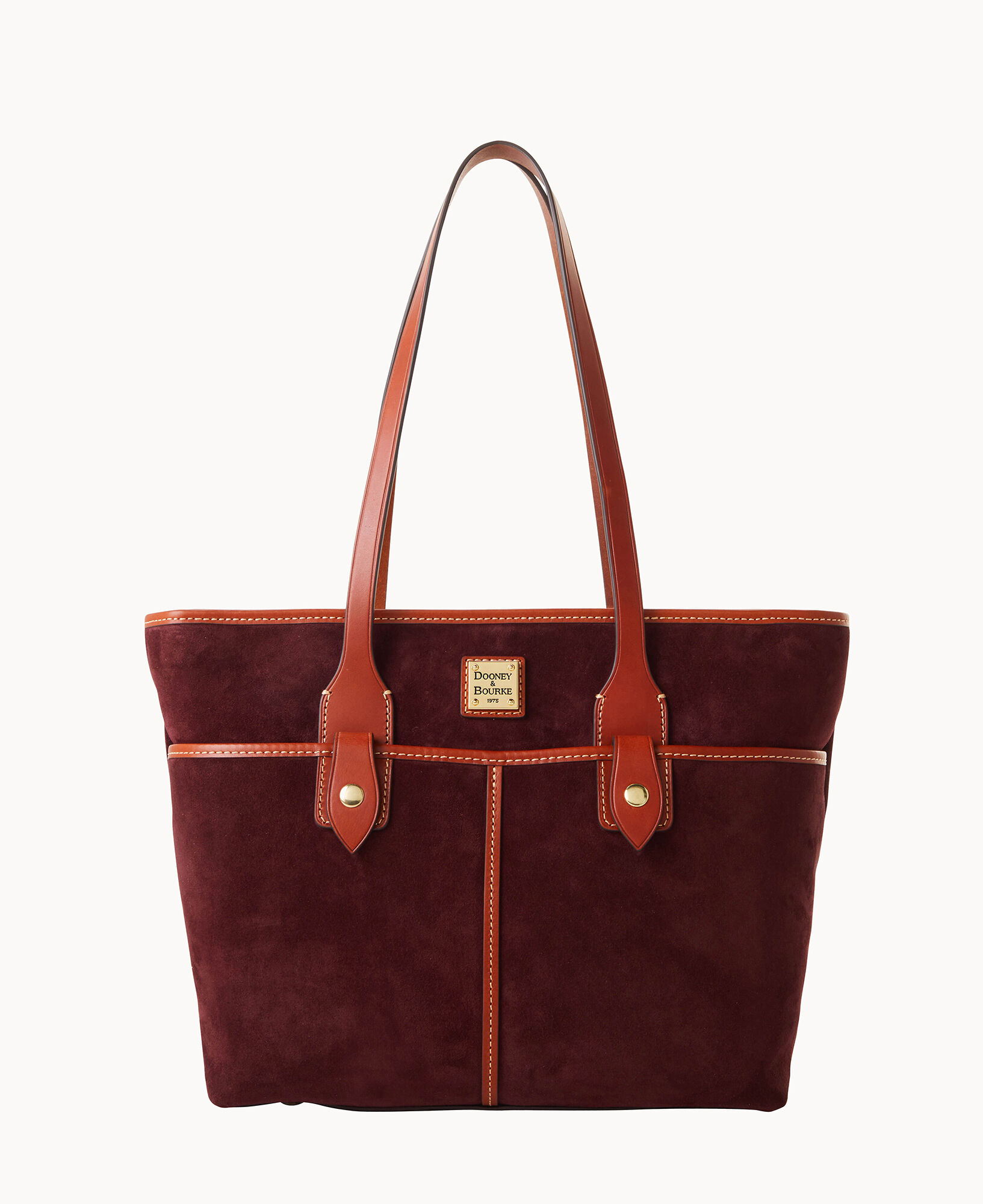 Dooney & Bourke Signature Fabric Double Pocket Tote Brown *moro Leather -  $195 - From Katie