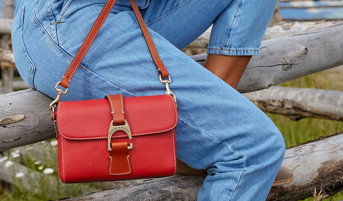 Dooney & Bourke Triple Zip Pebble Grain Crossbody